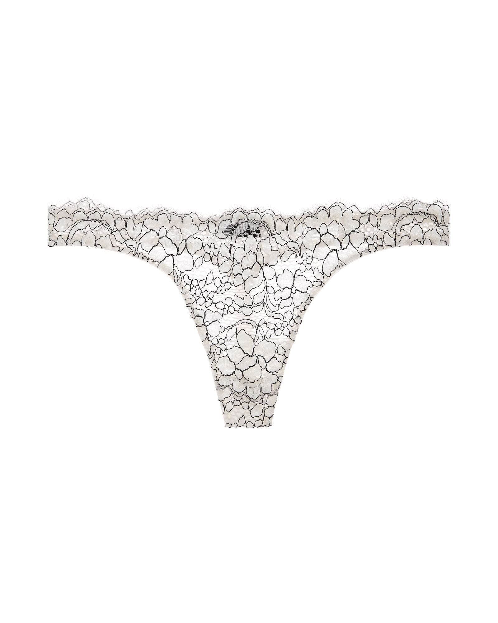 Cosabella Pret-A-Porter Low Rise Thong in white