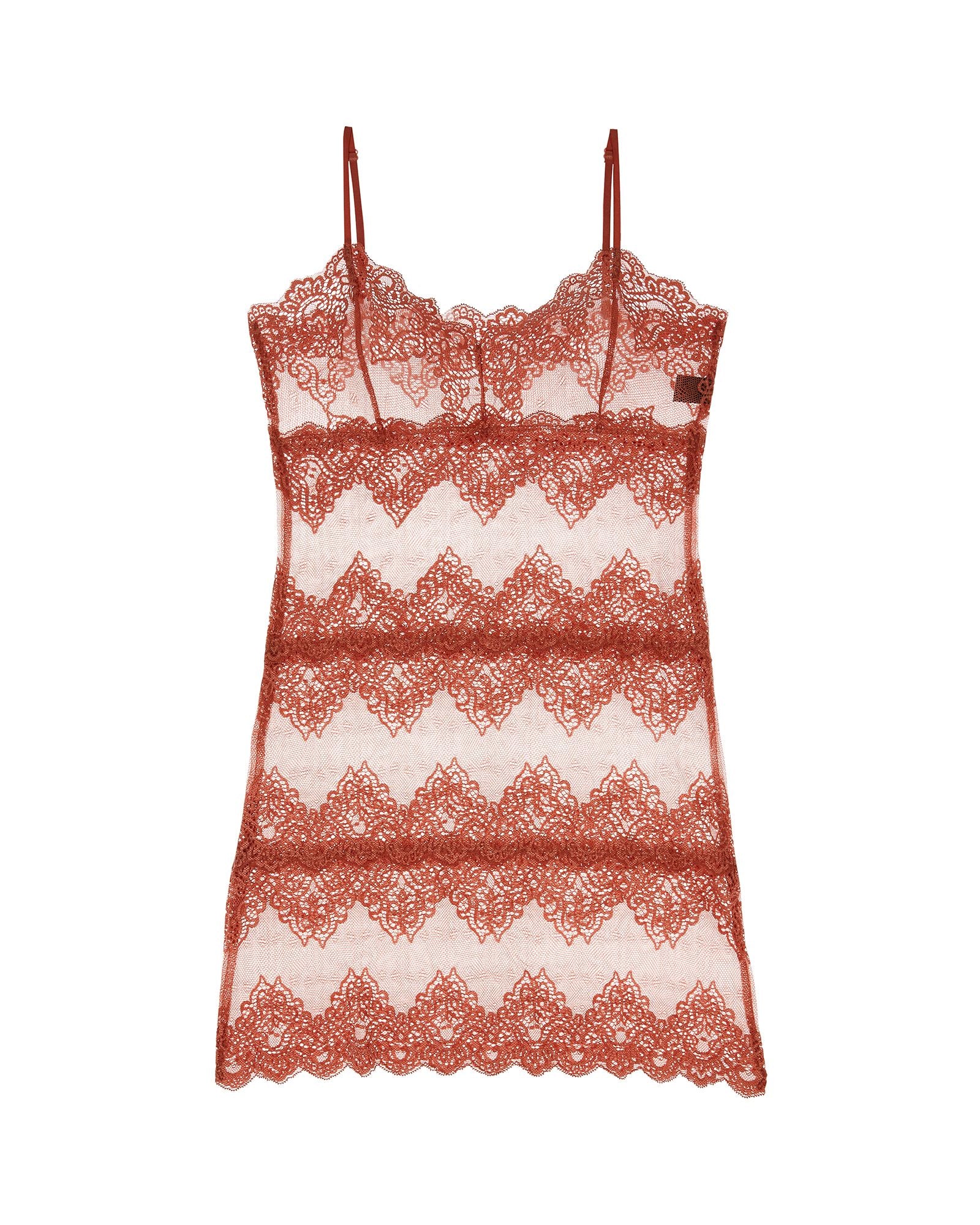 Only Hearts So Fine Lace Chemette in orange
