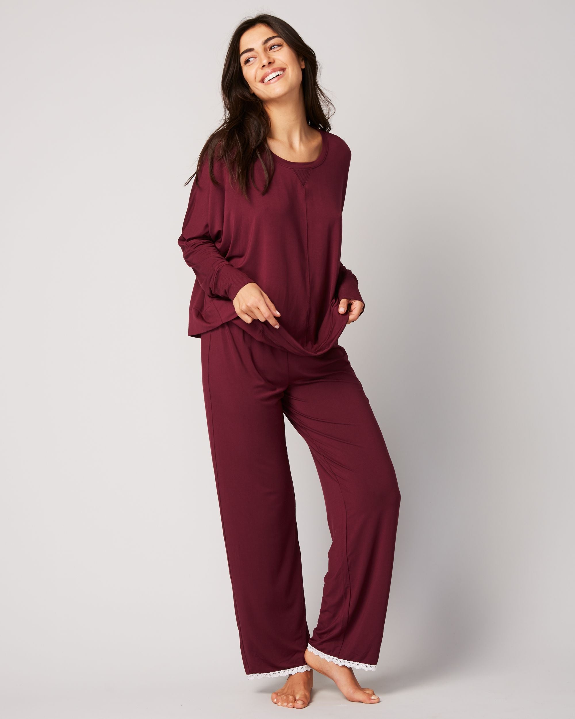 Journelle Emma Lounge Pant in red