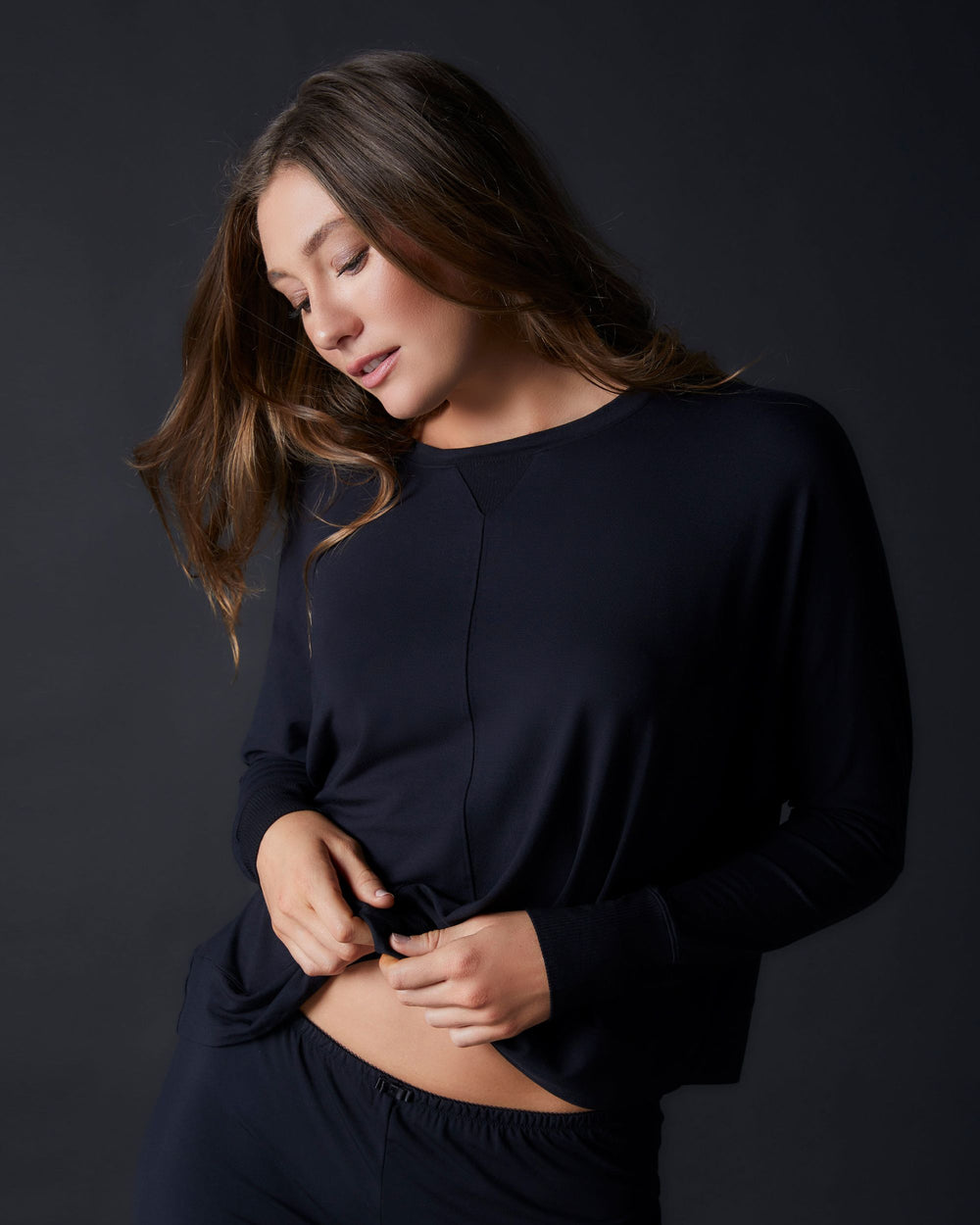 Journelle Emma Pullover in black