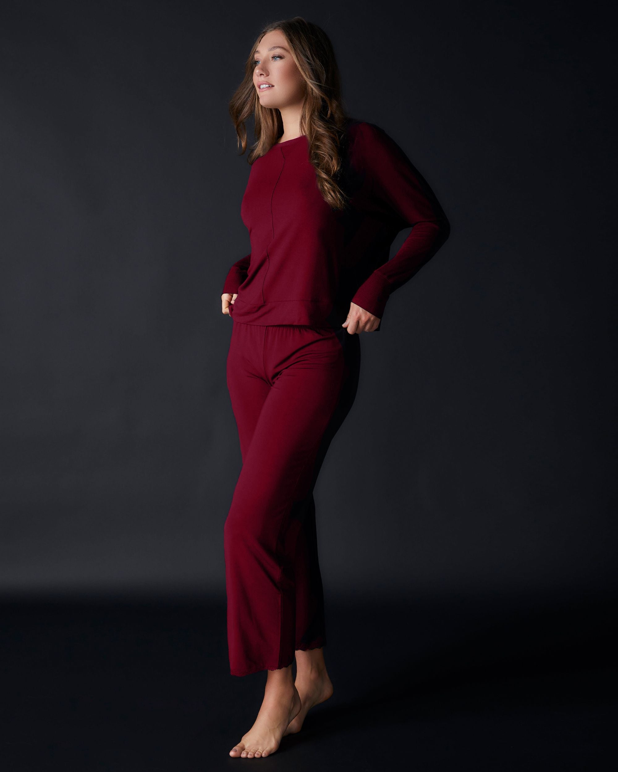 Journelle Emma Pullover in red