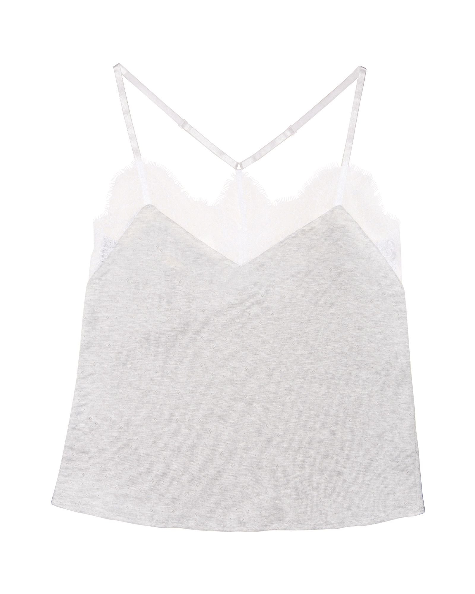 Journelle Emma Pointelle Cami in white