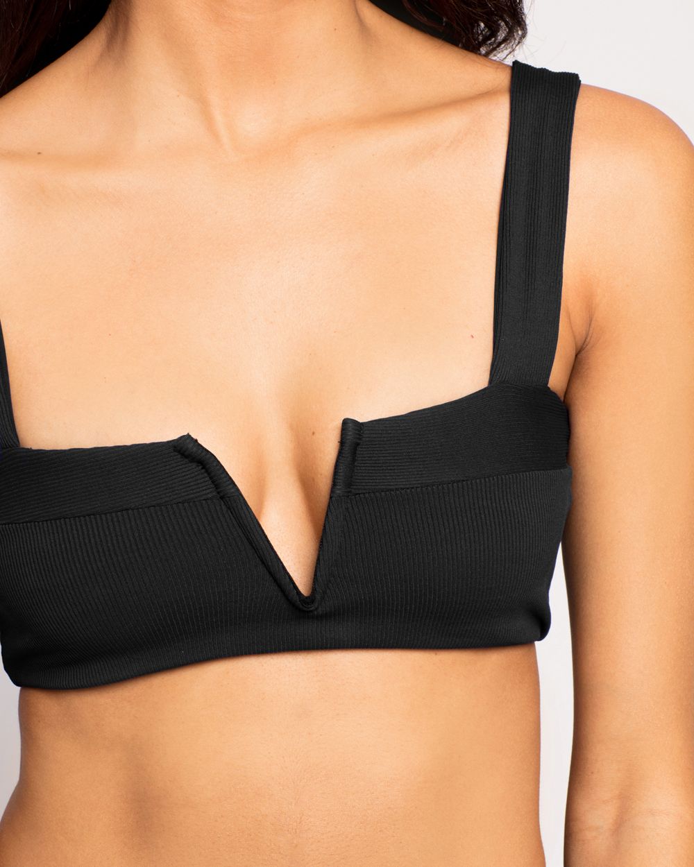 L Space Lee Lee Bikini Top in black
