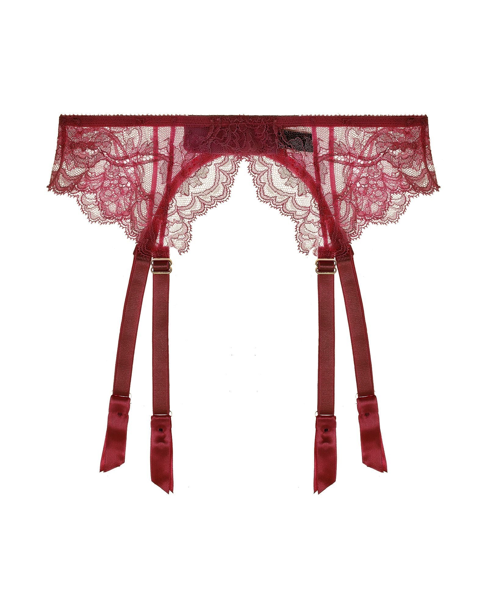 Journelle Anais Suspender Belt in red