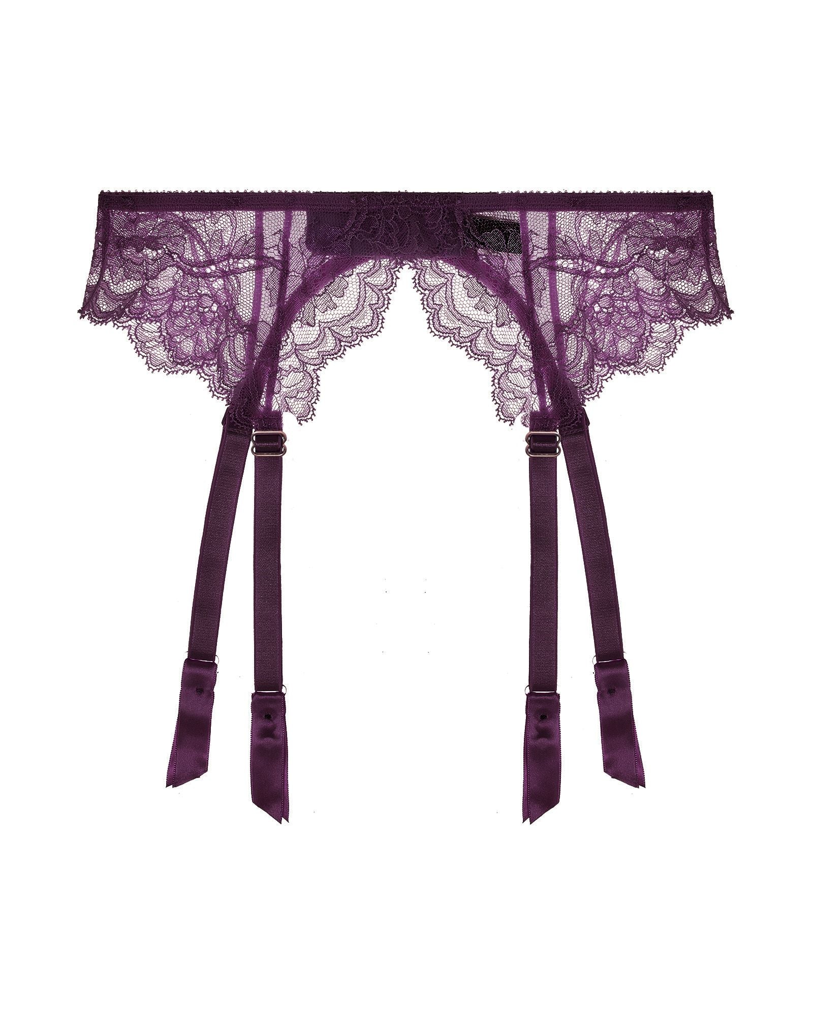 Journelle Anais Suspender Belt in purple