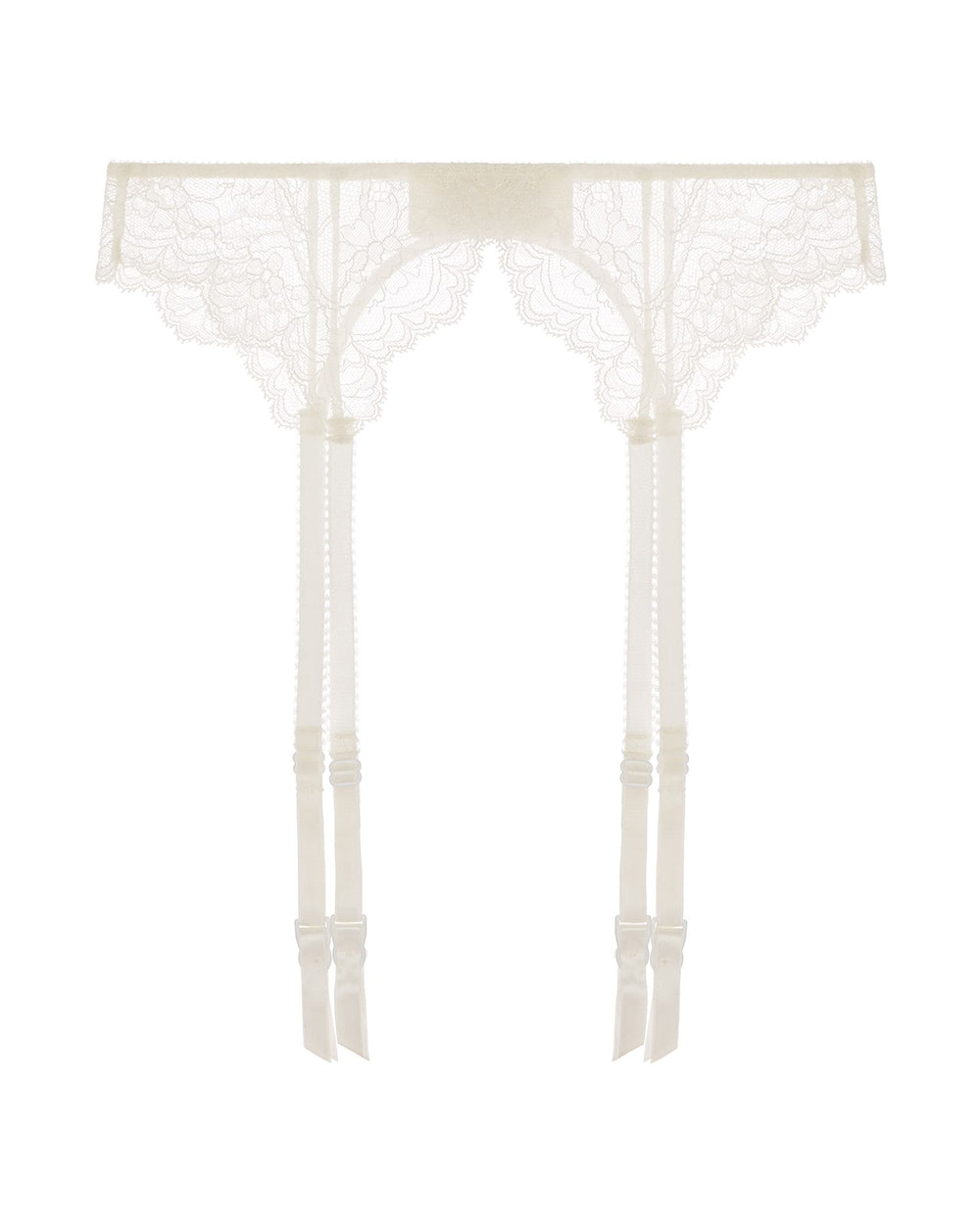 Journelle Anais Suspender Belt in white