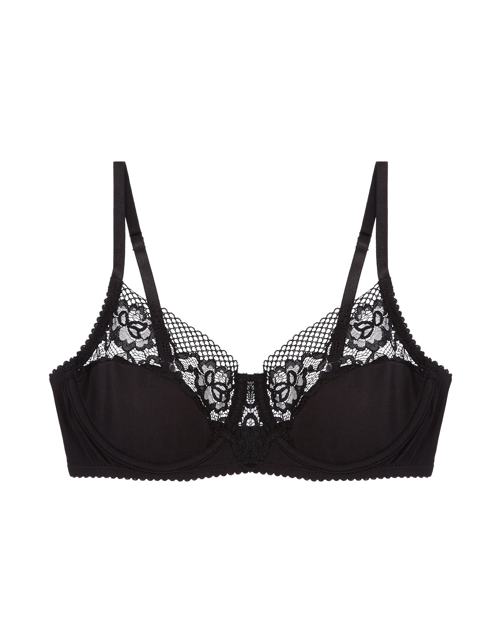 Lonely Odette Underwire Bra in black