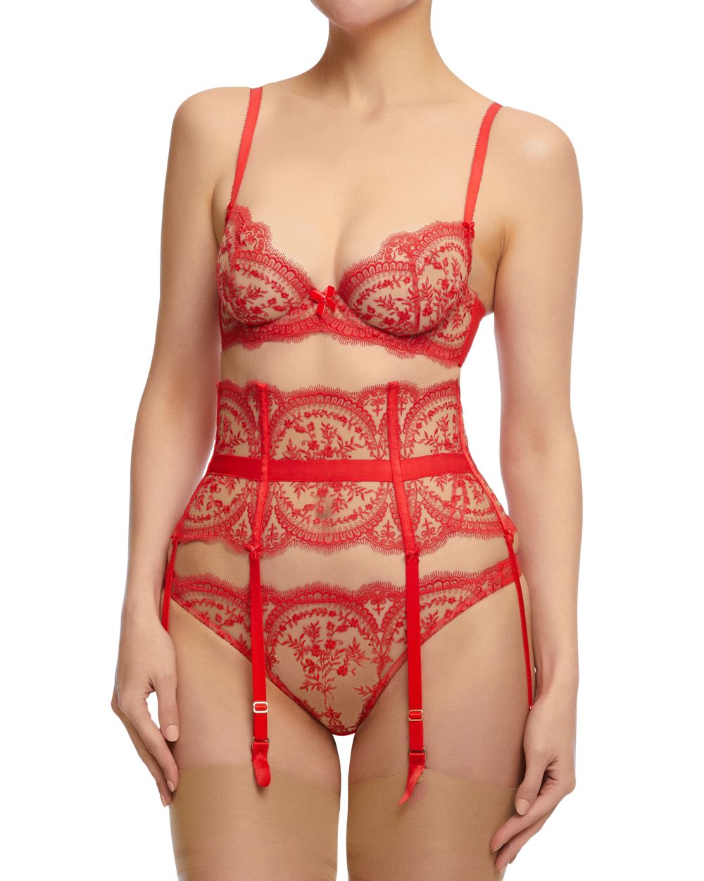 Dita Von Teese Severine Underwire Bra in red