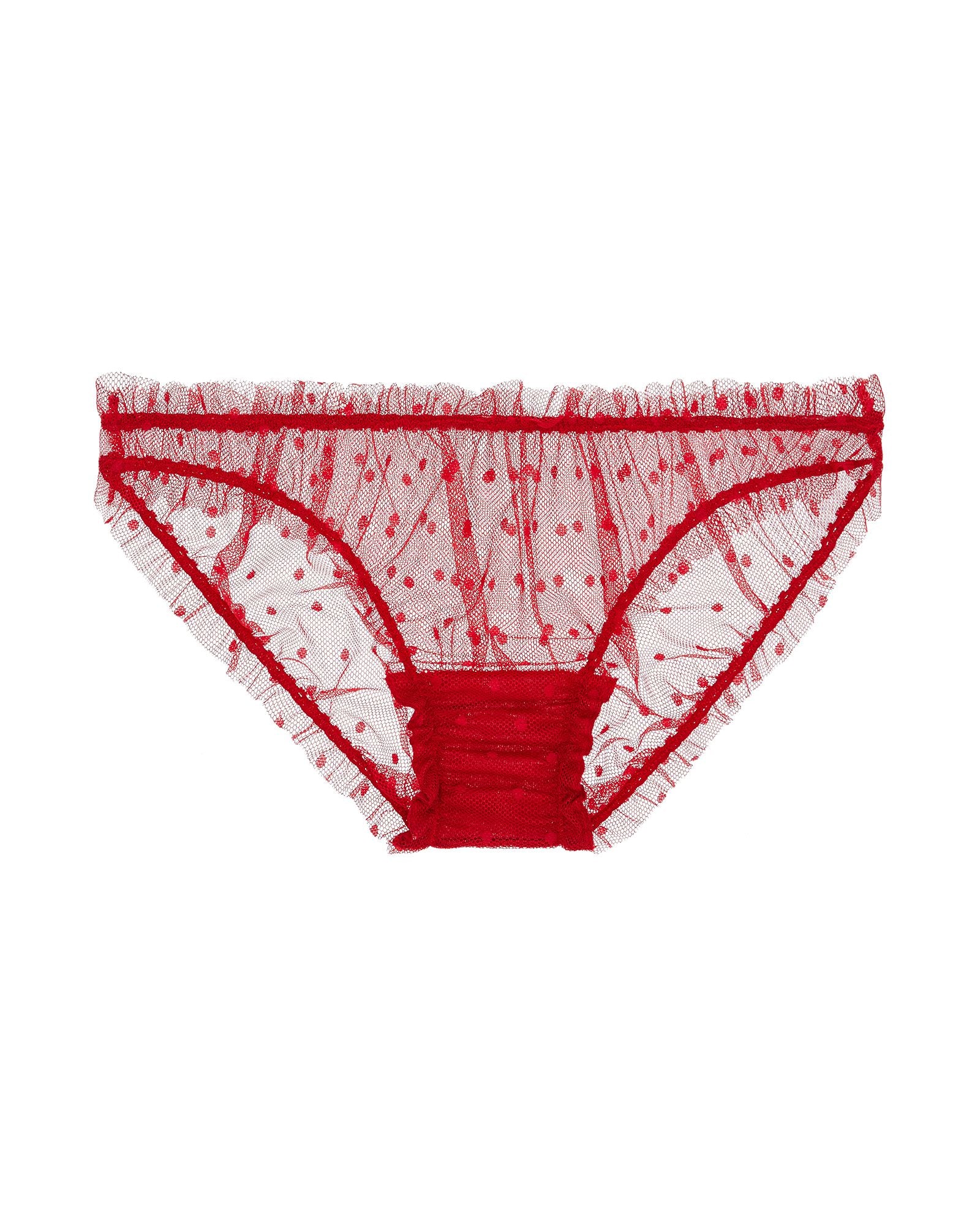 Only Hearts Coucou Lola Ruffle Bikini in red