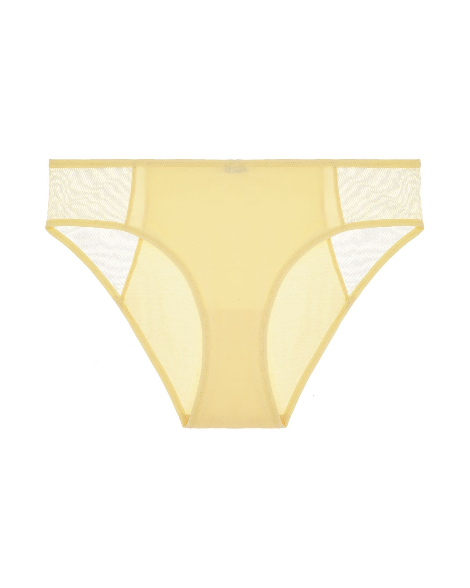 Skin Organic Cotton with Tulle Olinda Bikini in yellow
