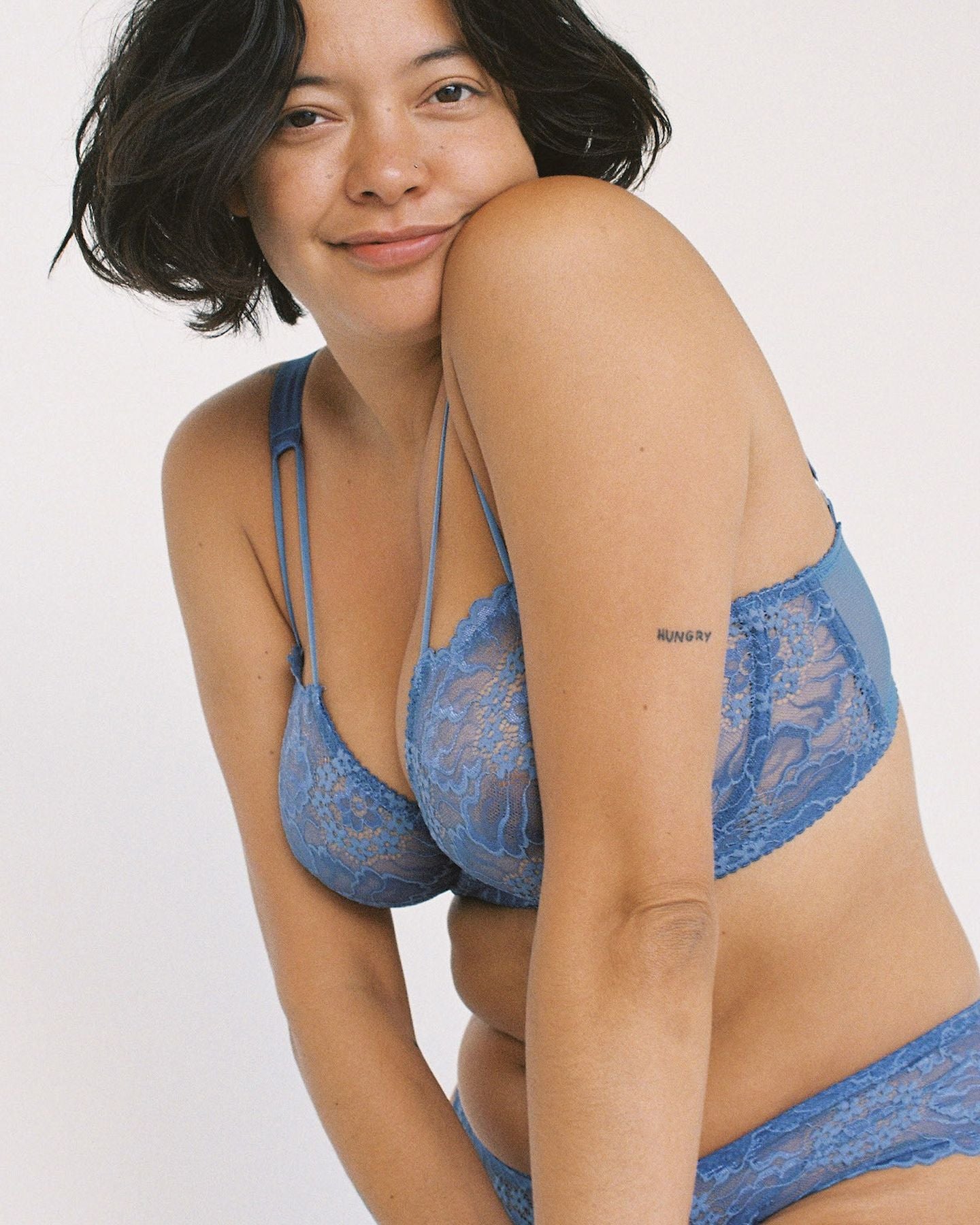 Lonely Maeve Underwire Bra in blue