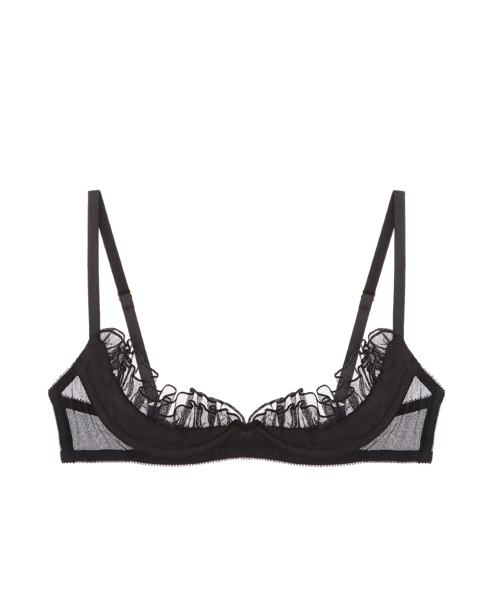Journelle Odette 1/4 Cup Bra in black
