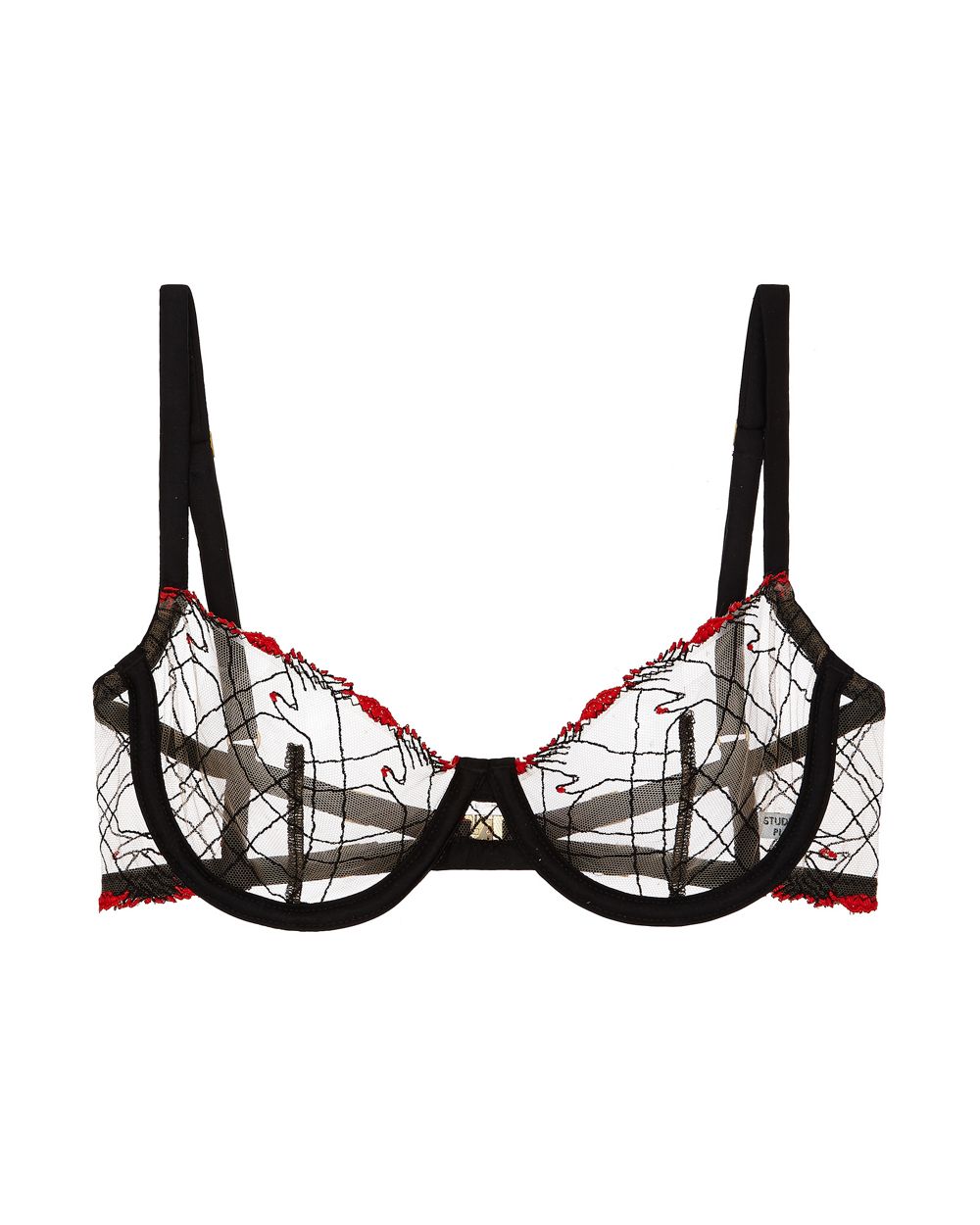 Studio Pia Raina Balconette Bra in black