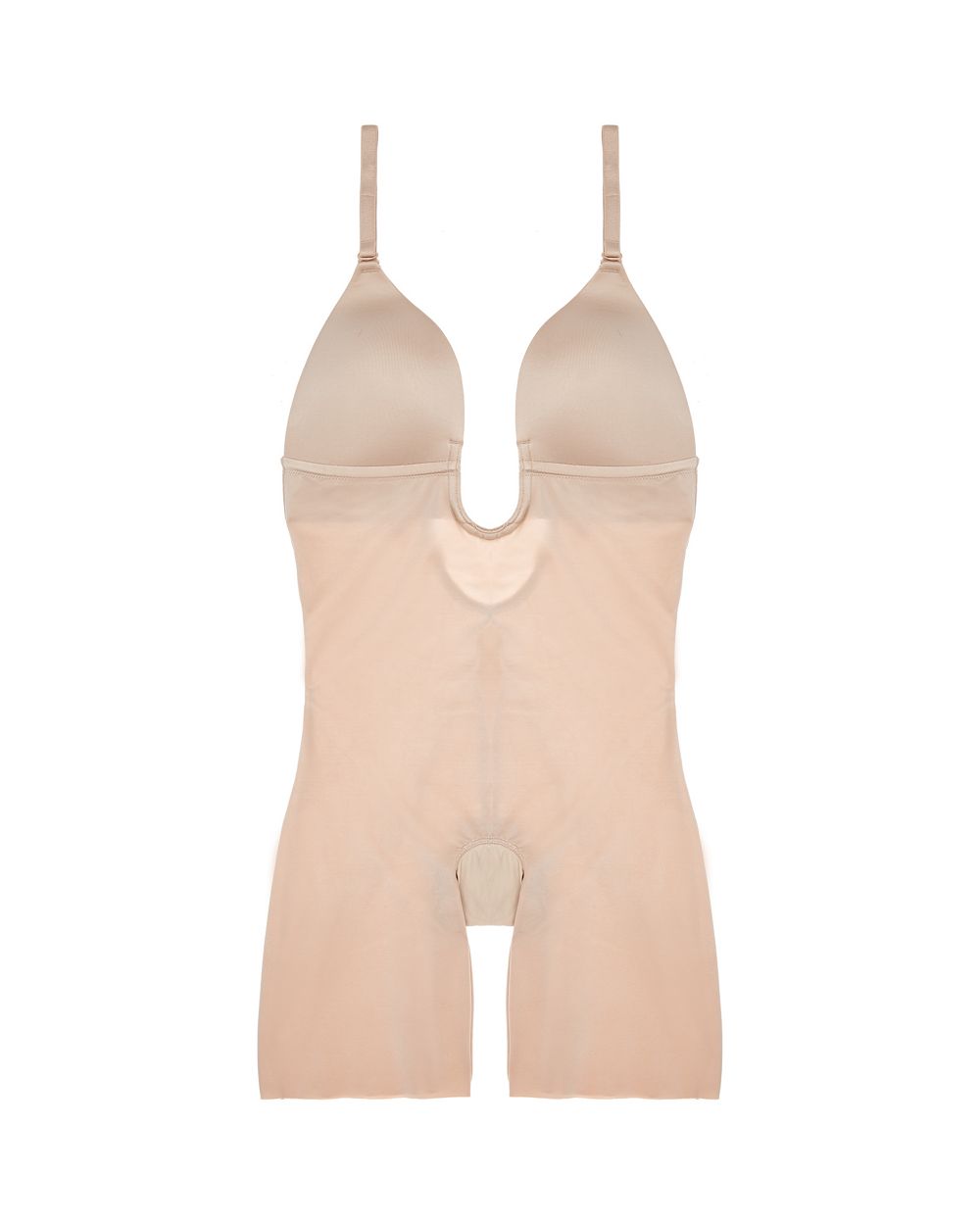 Spanx Suit Your Fancy Plunge Low Back Bodysuit in beige