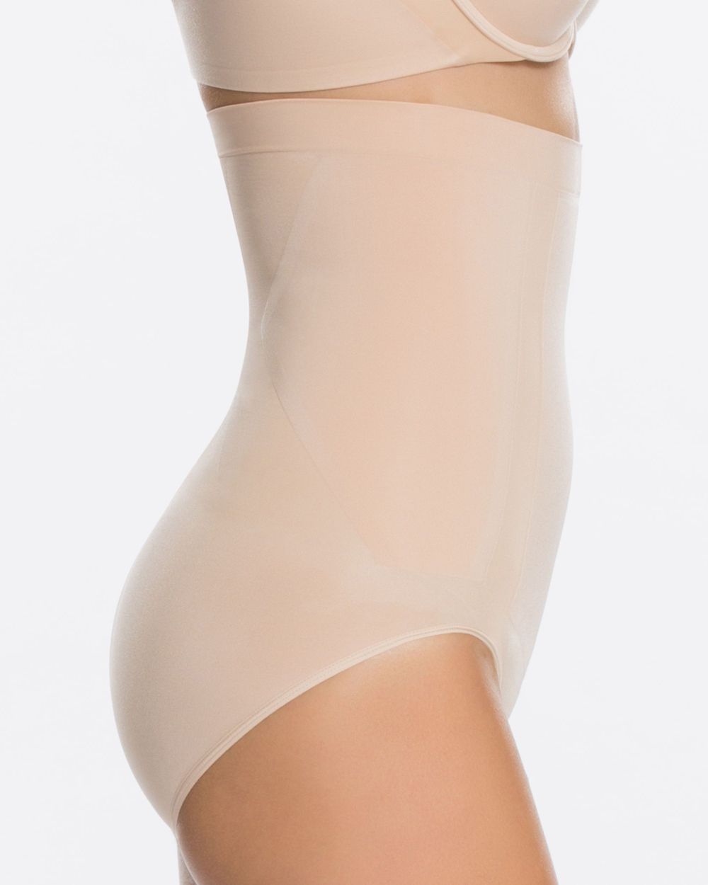 Spanx Oncore High-Waisted Brief in beige