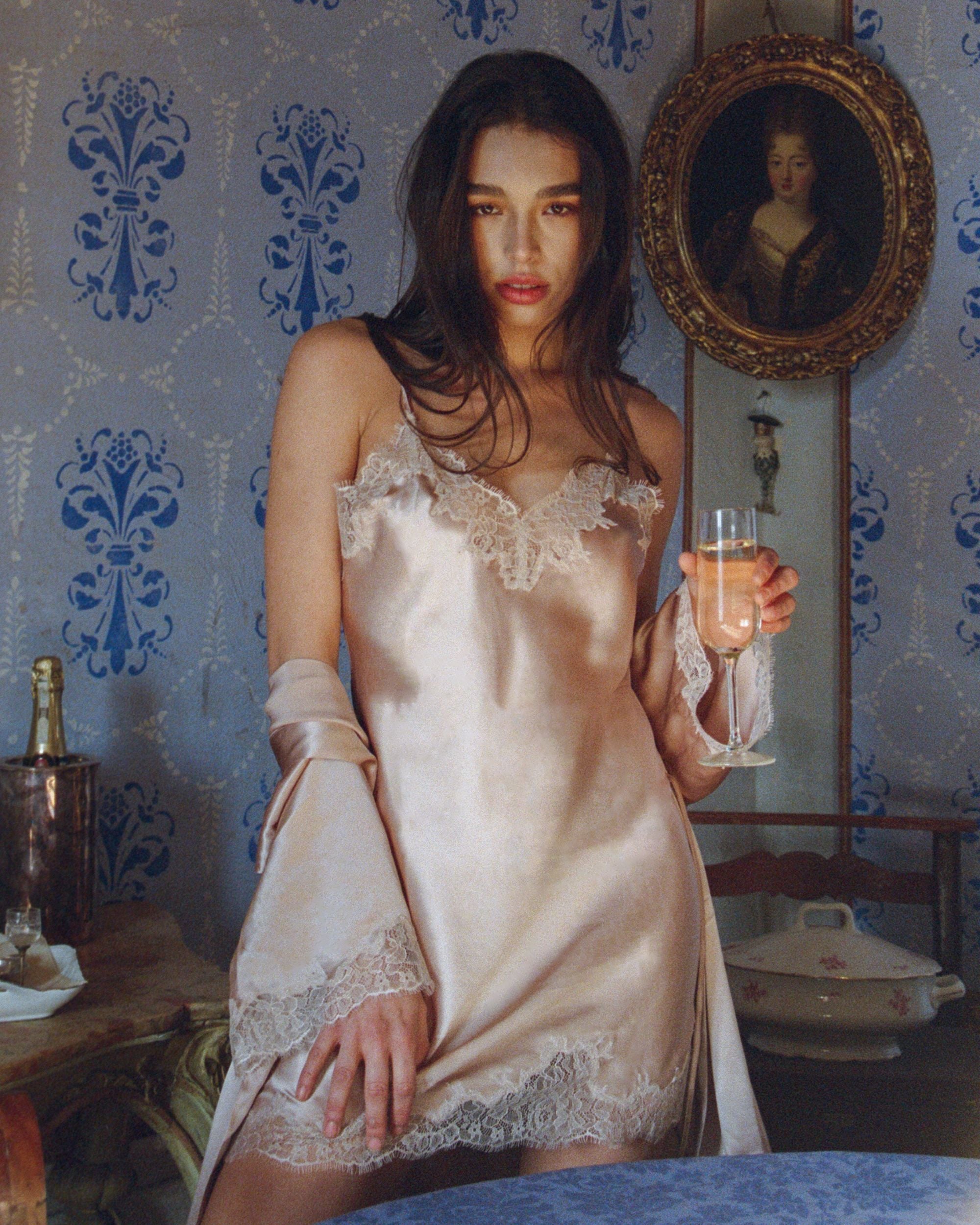 Journelle Charlotte Short Slip in pink