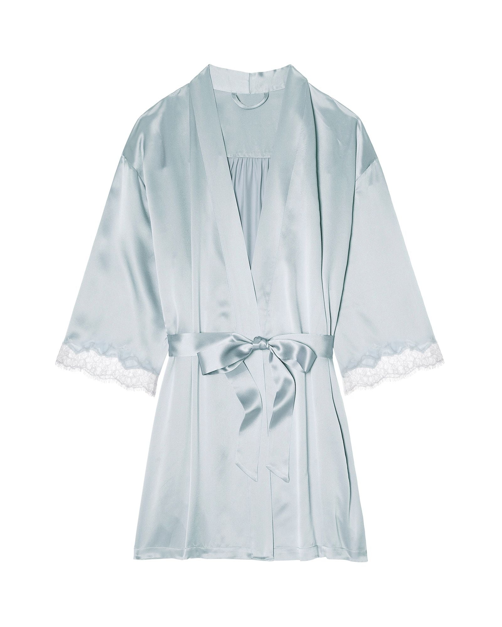 Journelle Charlotte Short Robe in blue