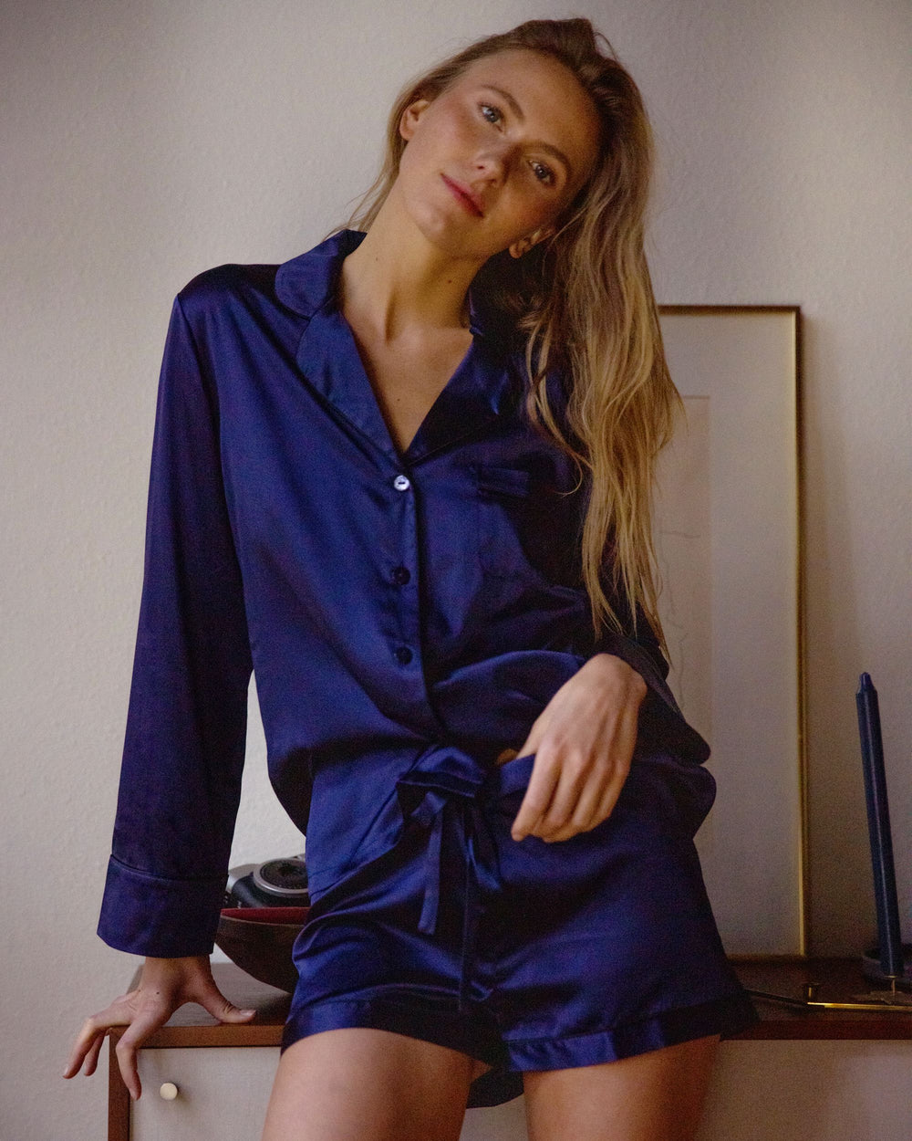 Journelle Sophia Pajama Set in blue