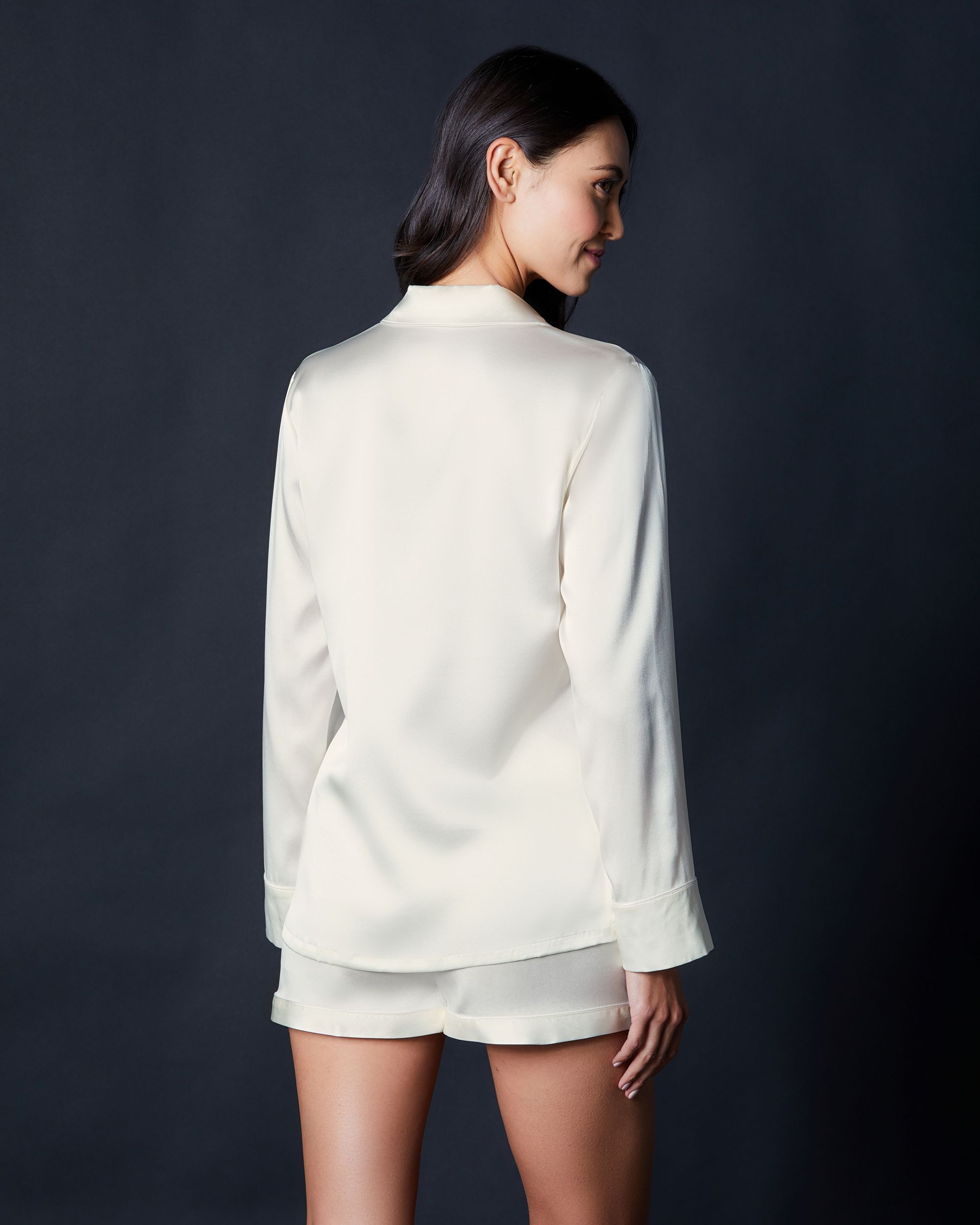 Journelle Sophia Pajama Set in white