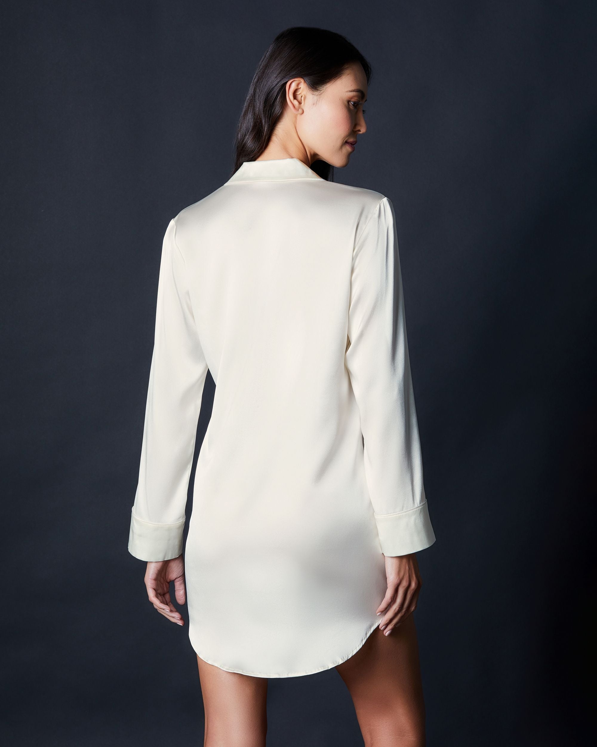 Journelle Bette Sleepshirt in white