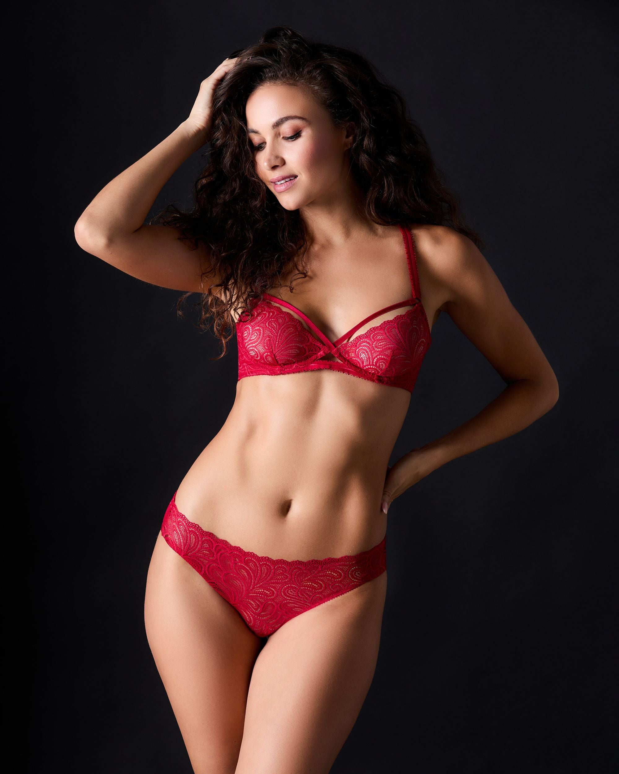 Journelle Karina Ouvert in red