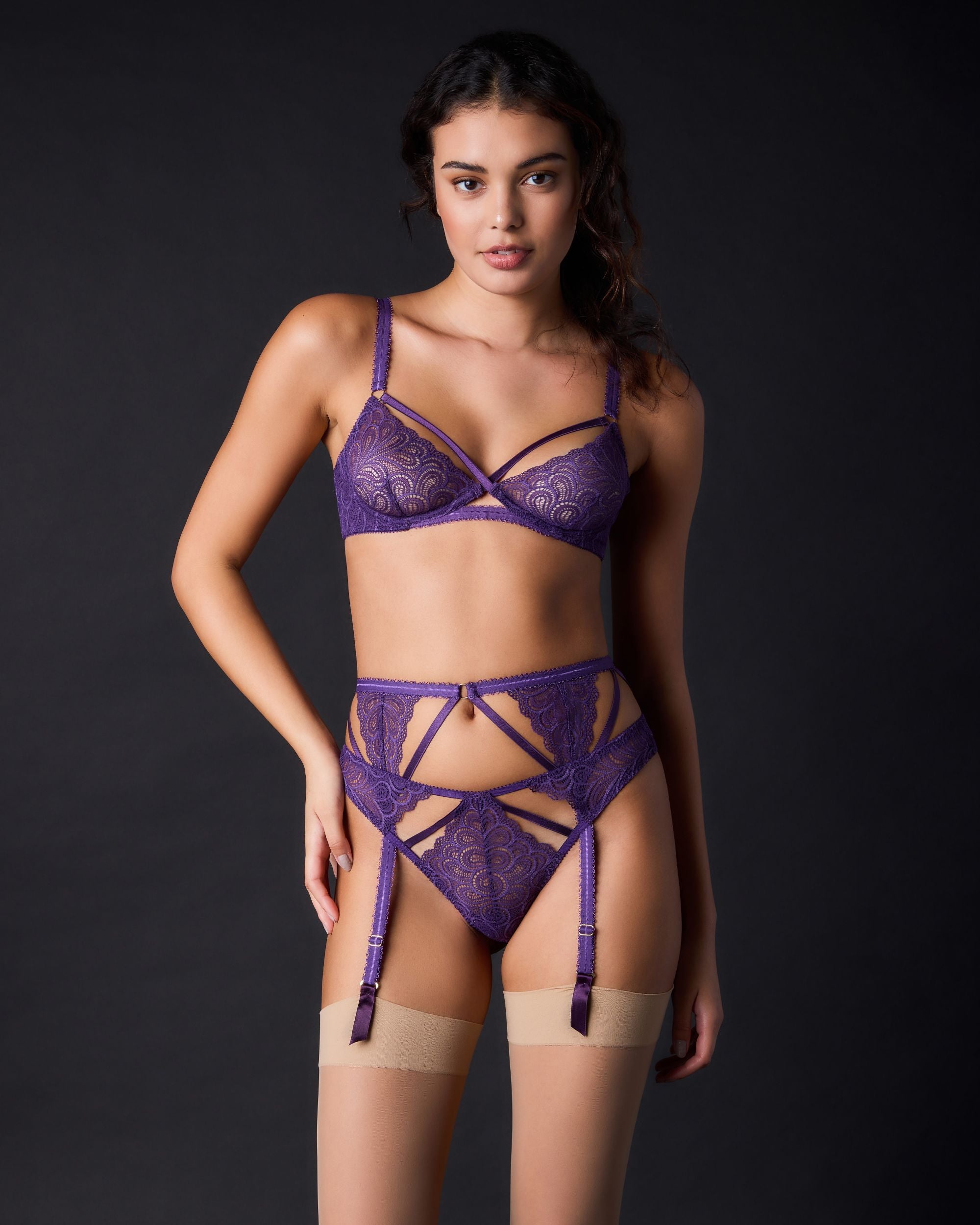 Journelle Karina Underwire Bra in purple