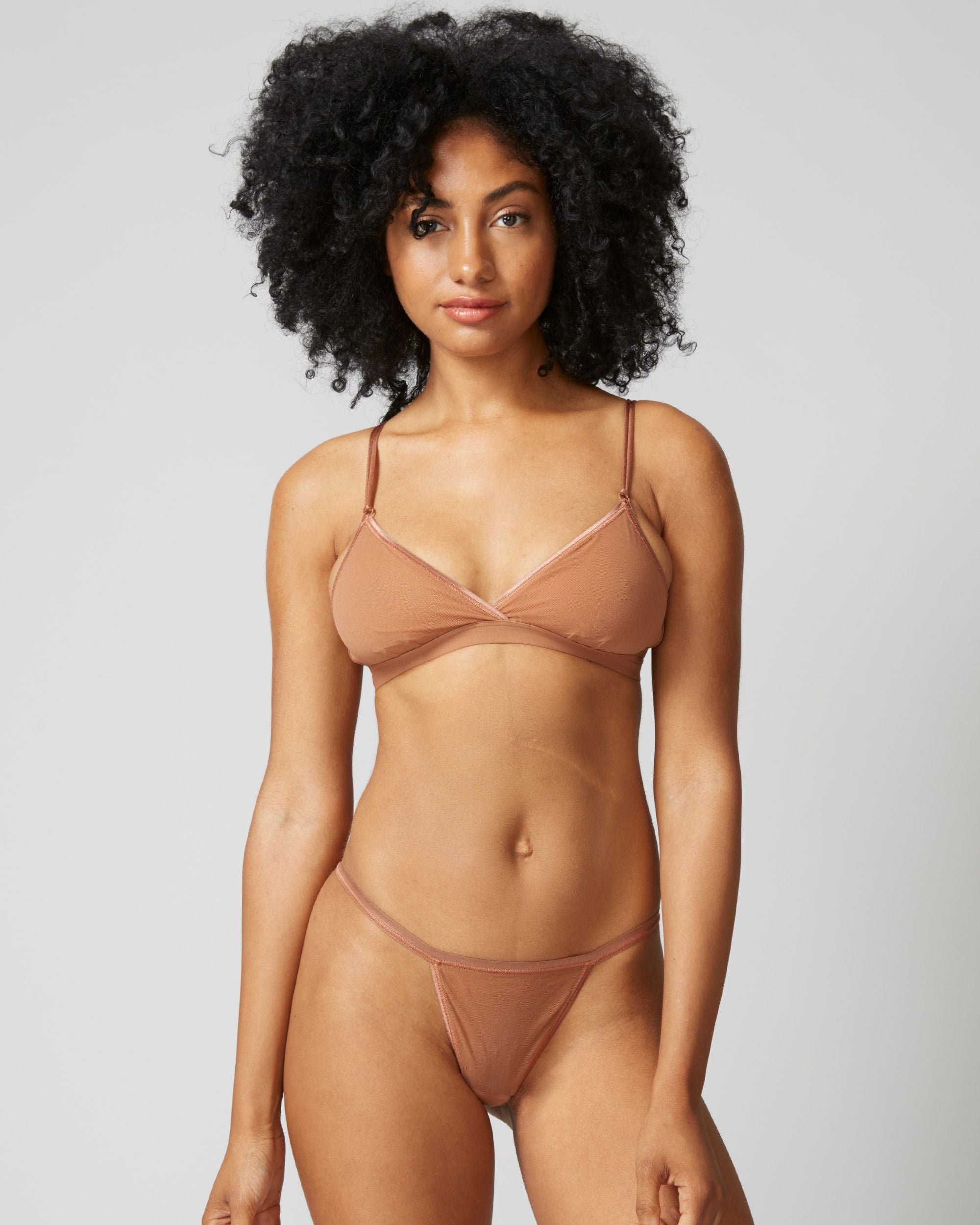 Cosabella Soire Confidence Bralette in brown