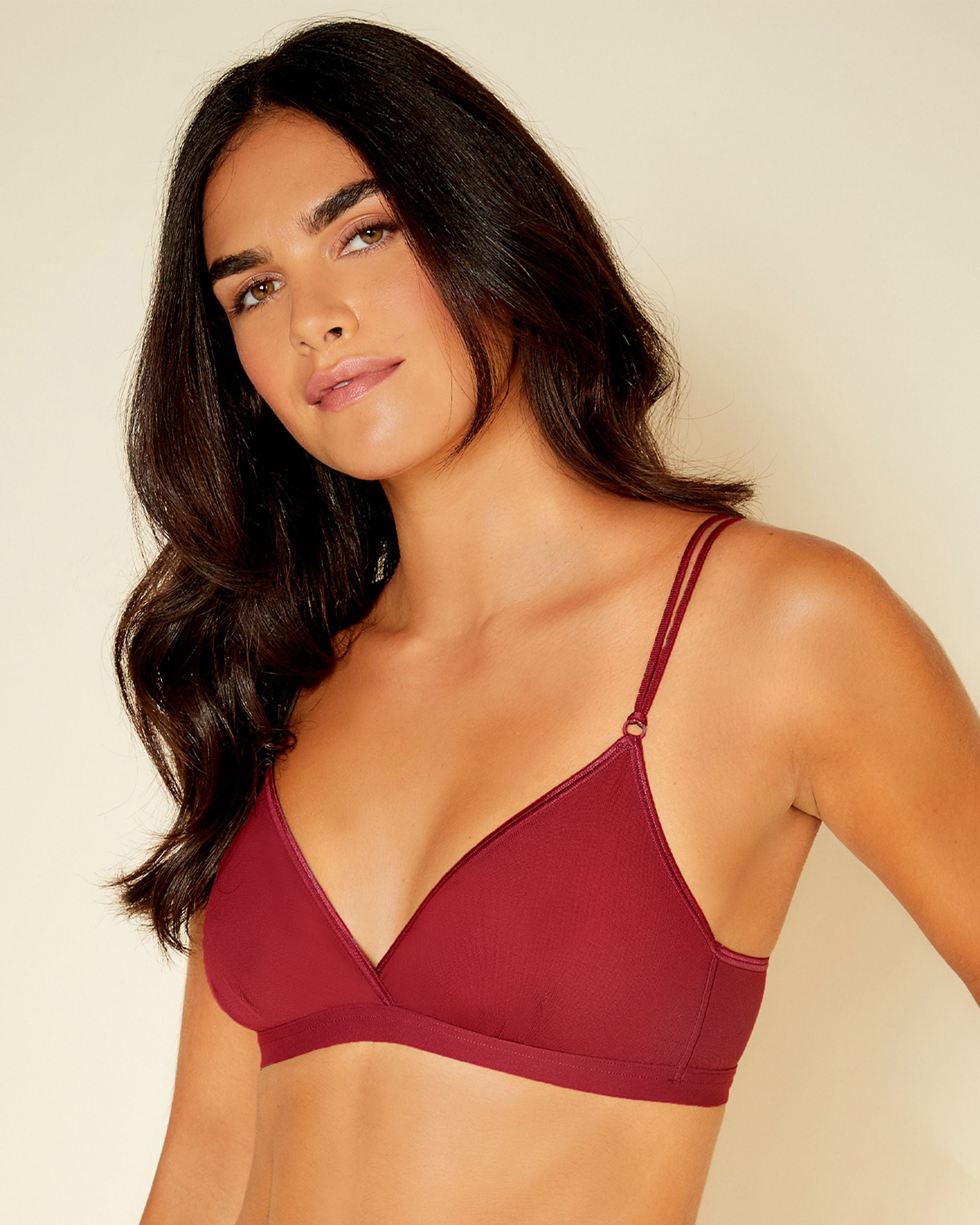 Cosabella Soire Confidence Bralette in red