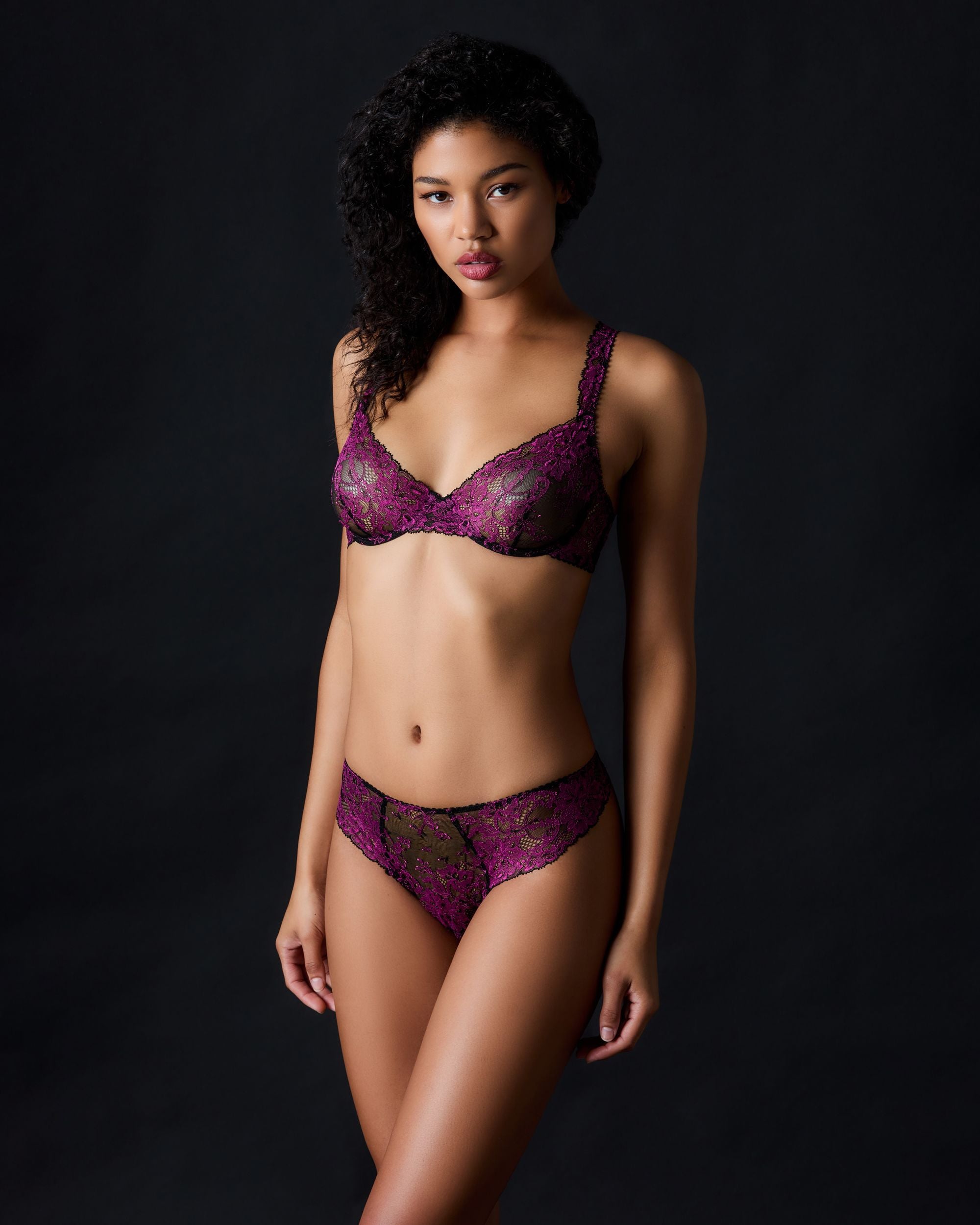 Journelle Chloe French Knicker in purple