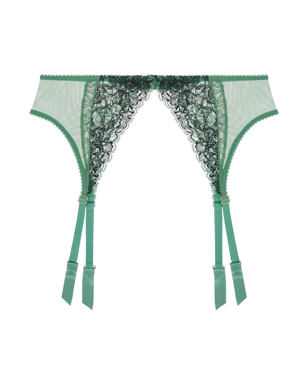 Journelle Chloe Suspender Belt in green