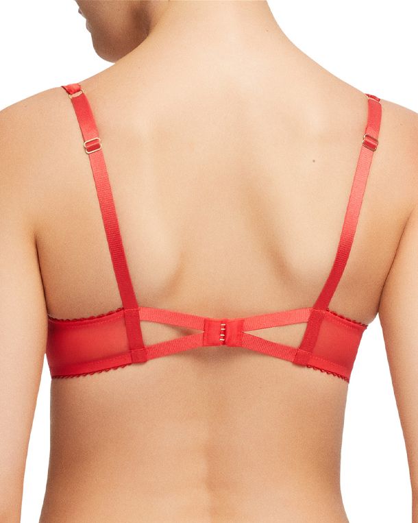 Dita Von Teese Julie's Roses Underwire Bra in red