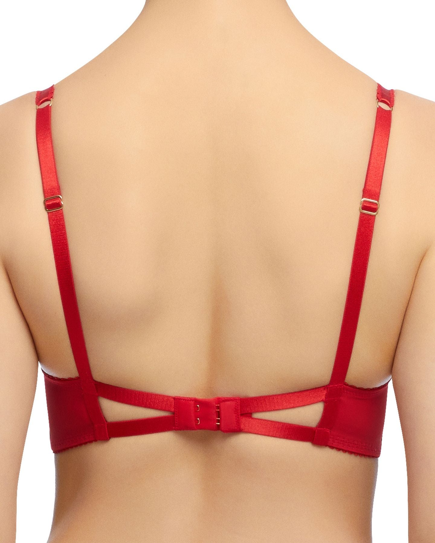 Dita Von Teese Cora Lace Underwire Bra in red