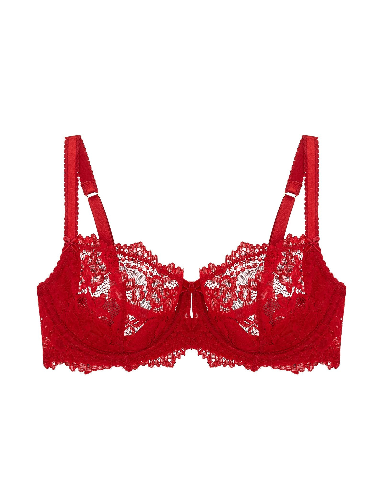 Dita Von Teese Cora Lace Underwire Bra in red