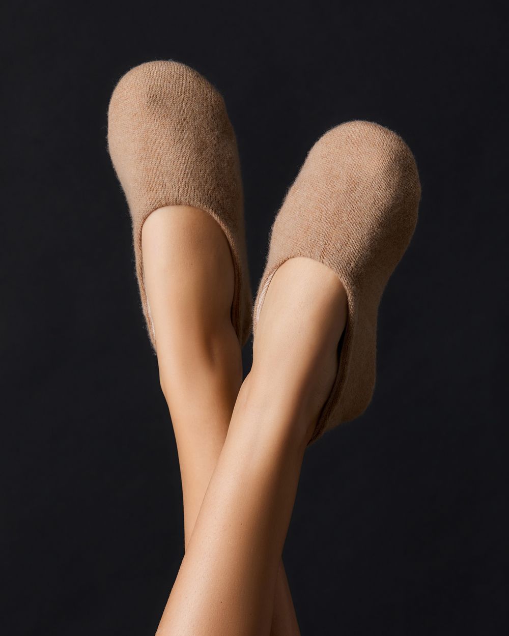 Skin Cashmere Ballet Flat in beige