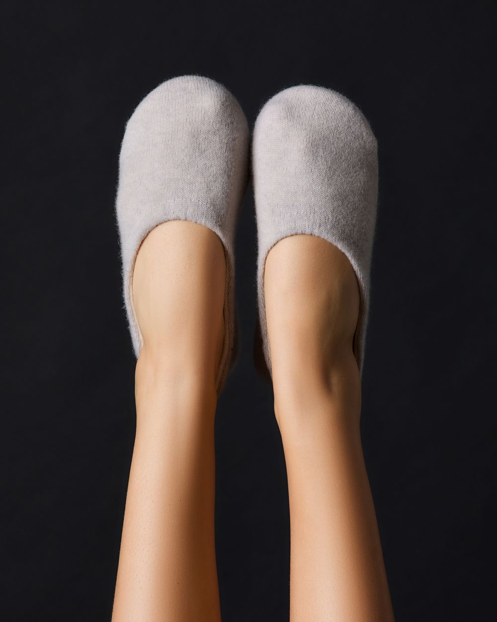 Skin Cashmere Ballet Flat in gray