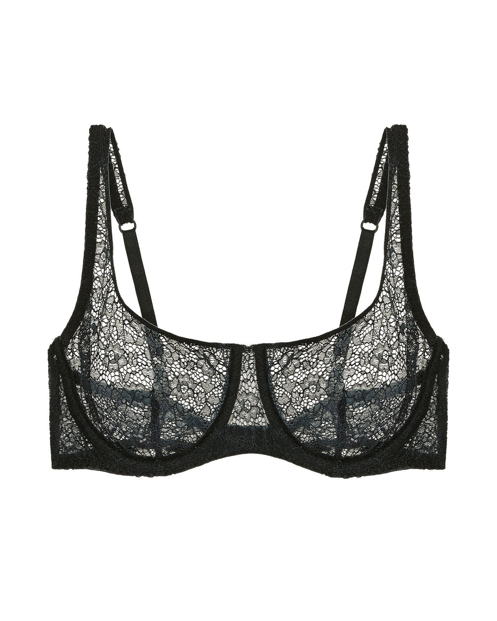Journelle Alix Demi Scoop Bra in black