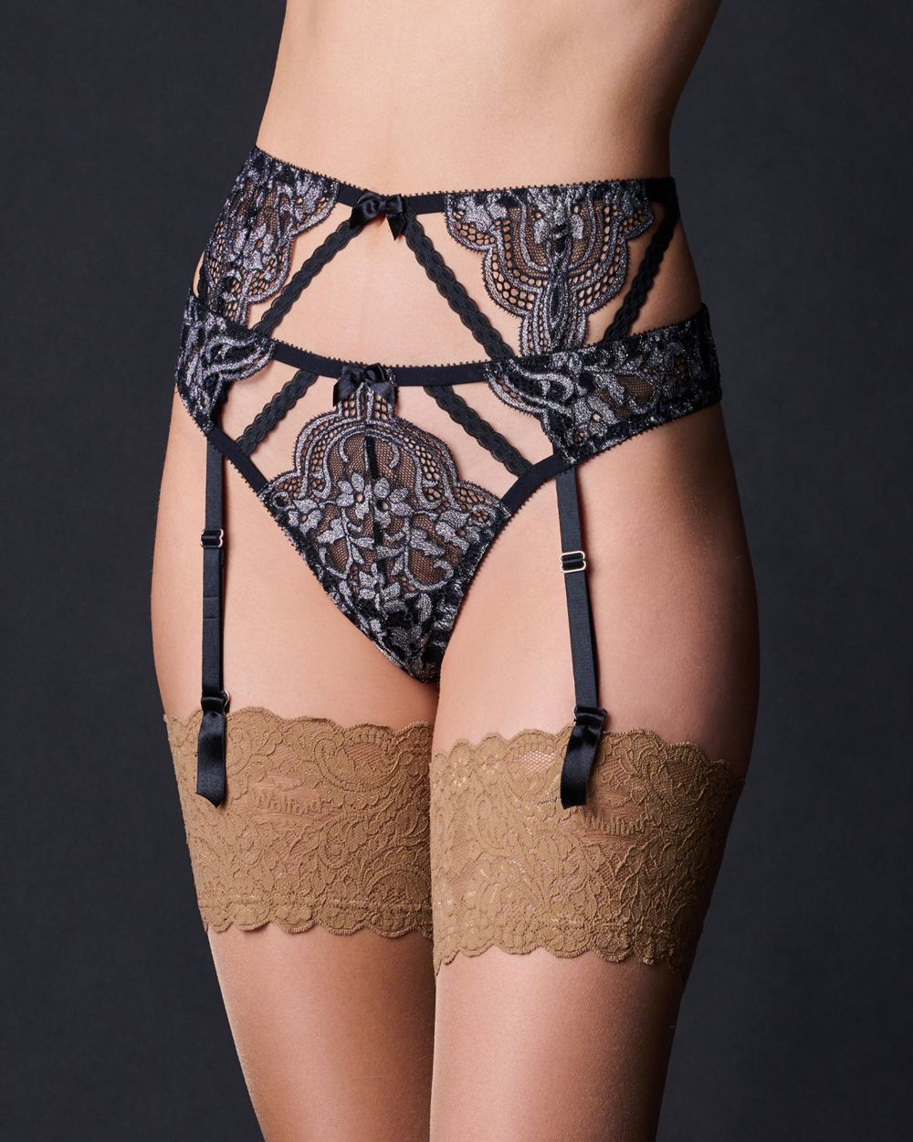 Journelle Anya Suspender in metallics