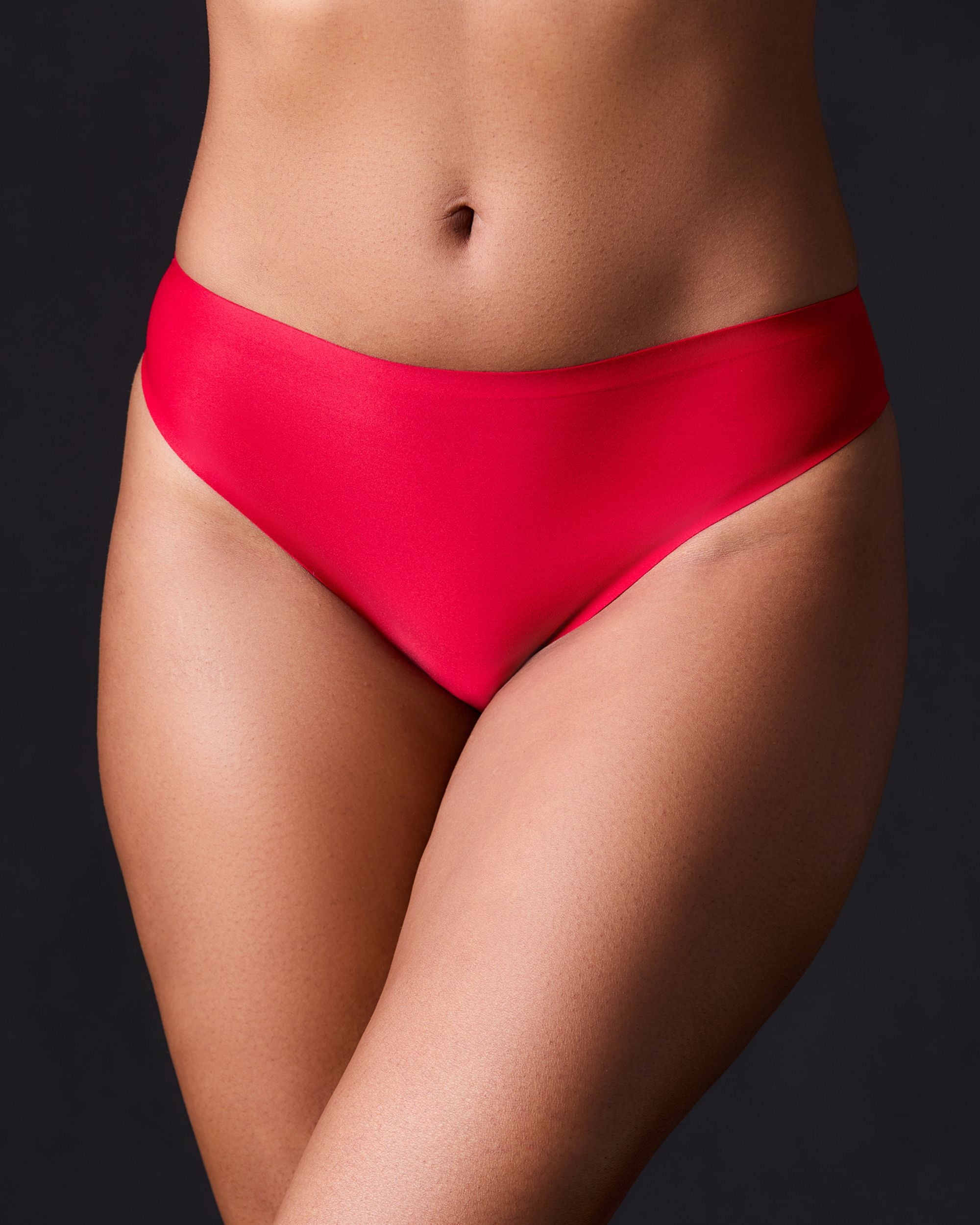 Chantelle Soft Stretch Seamless Thong in red