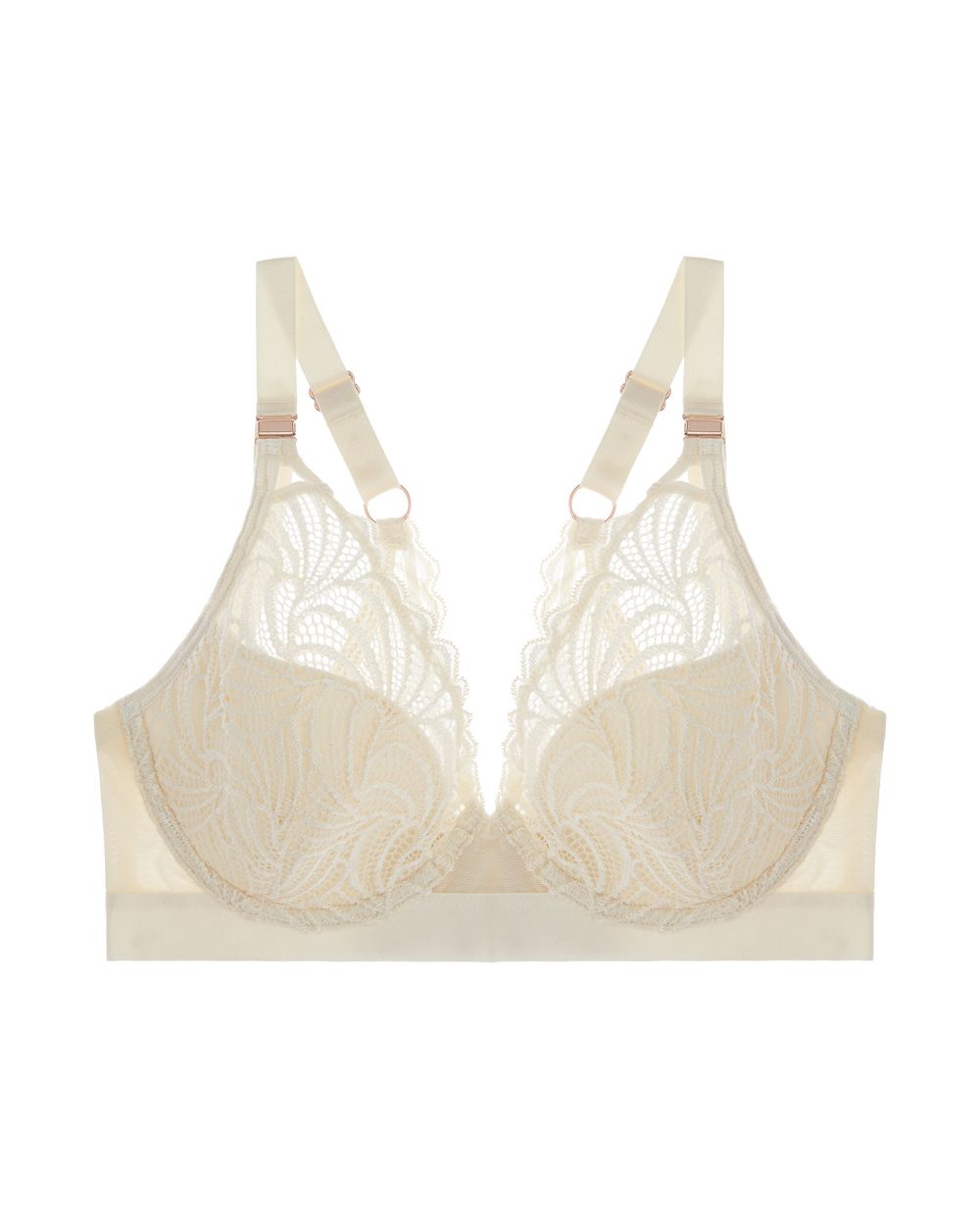 ProjectME Warrior Maternity Plunge Bra in white