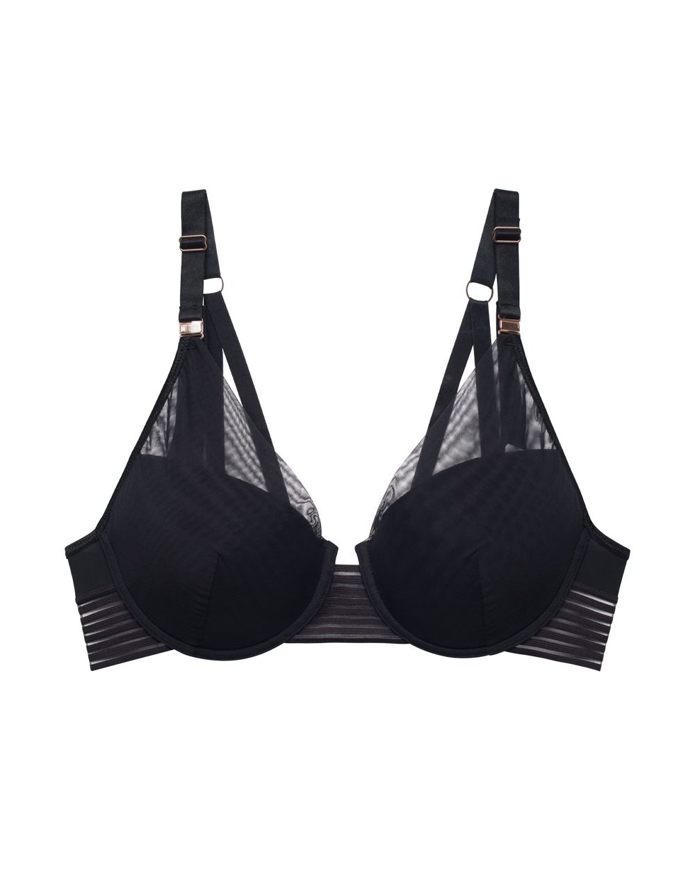ProjectME Ambition Maternity Plunge Bra in black