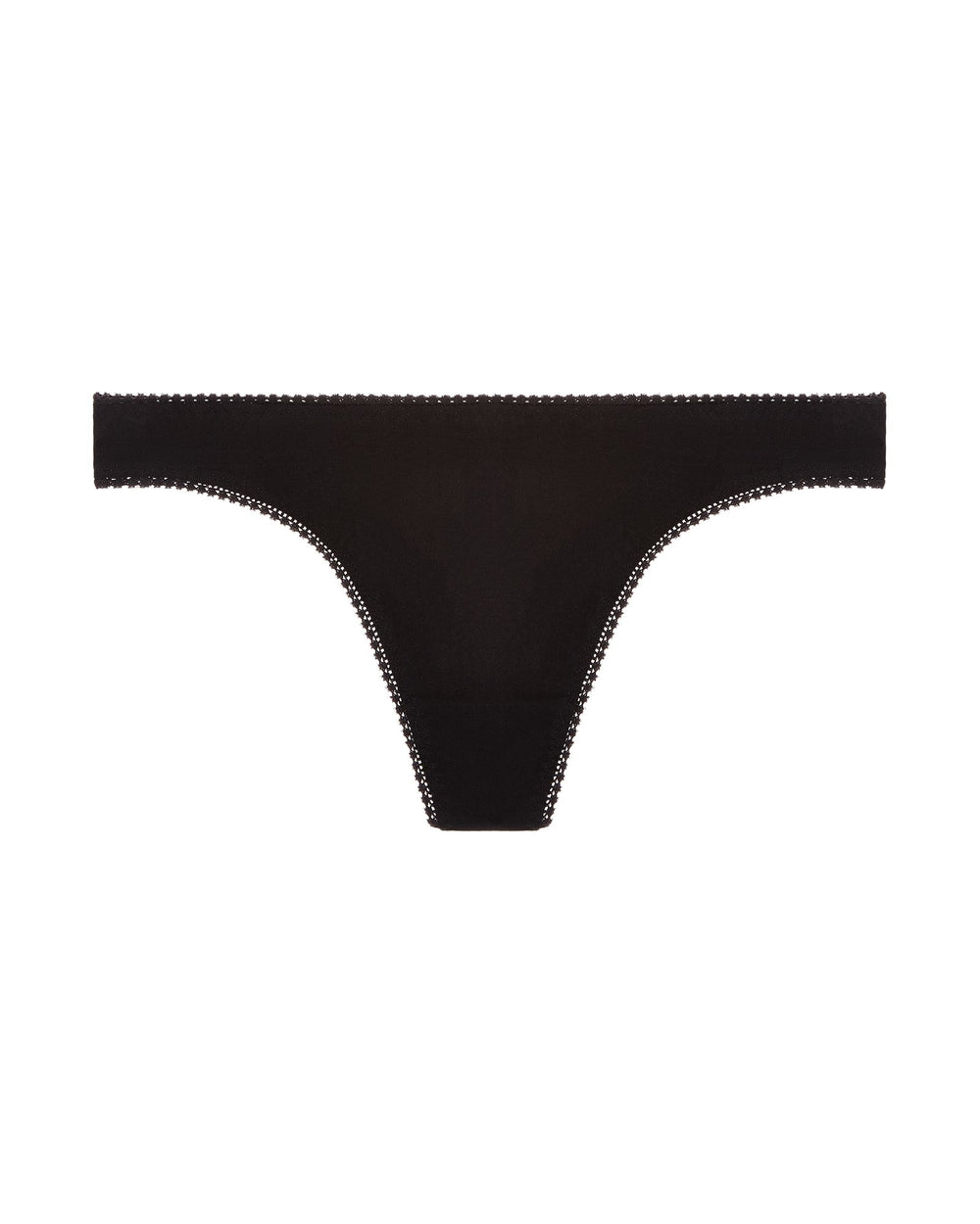 OnGossamer Cabana Cotton Hip G Thong in black