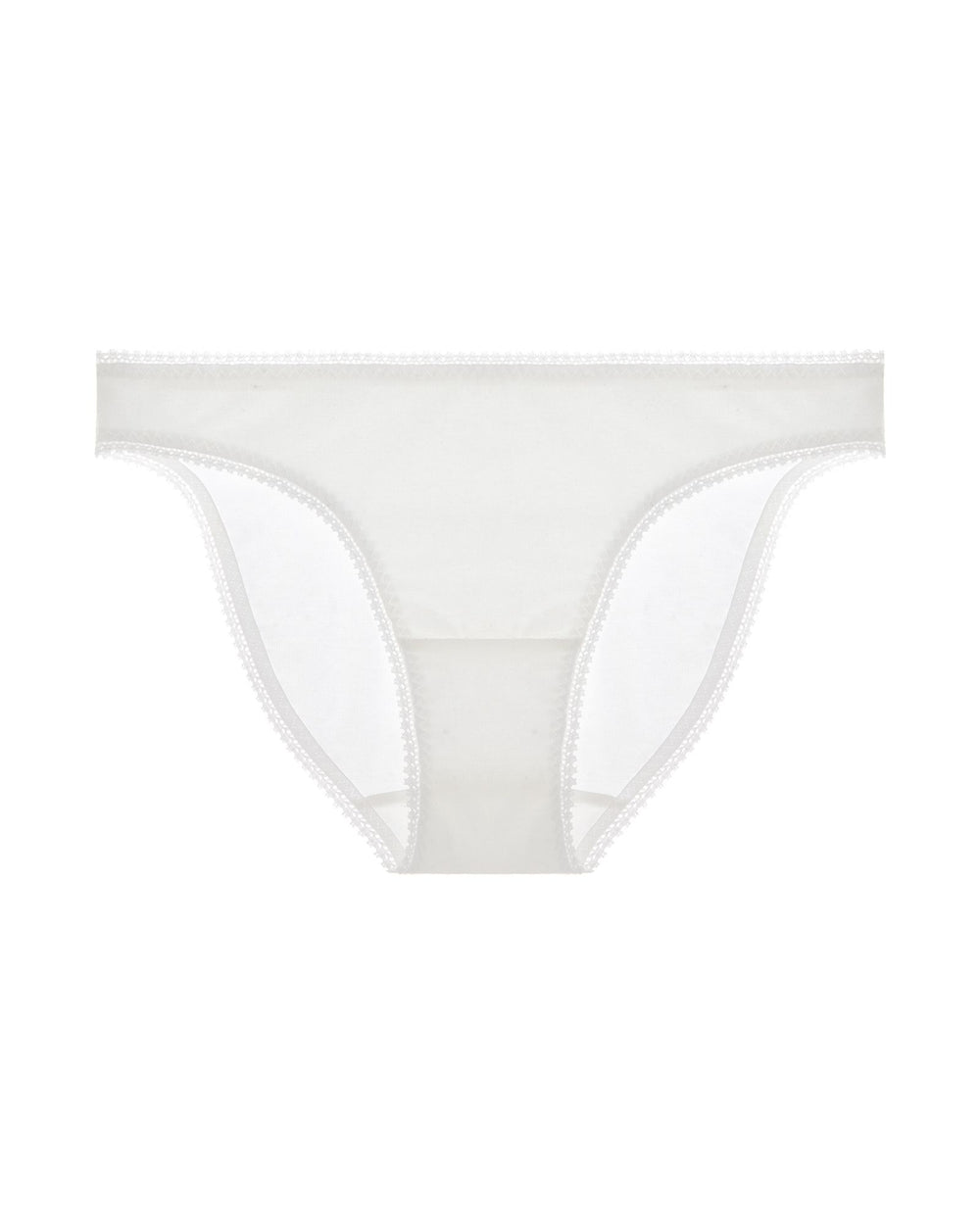 OnGossamer Cabana Cotton Hip Bikini in white
