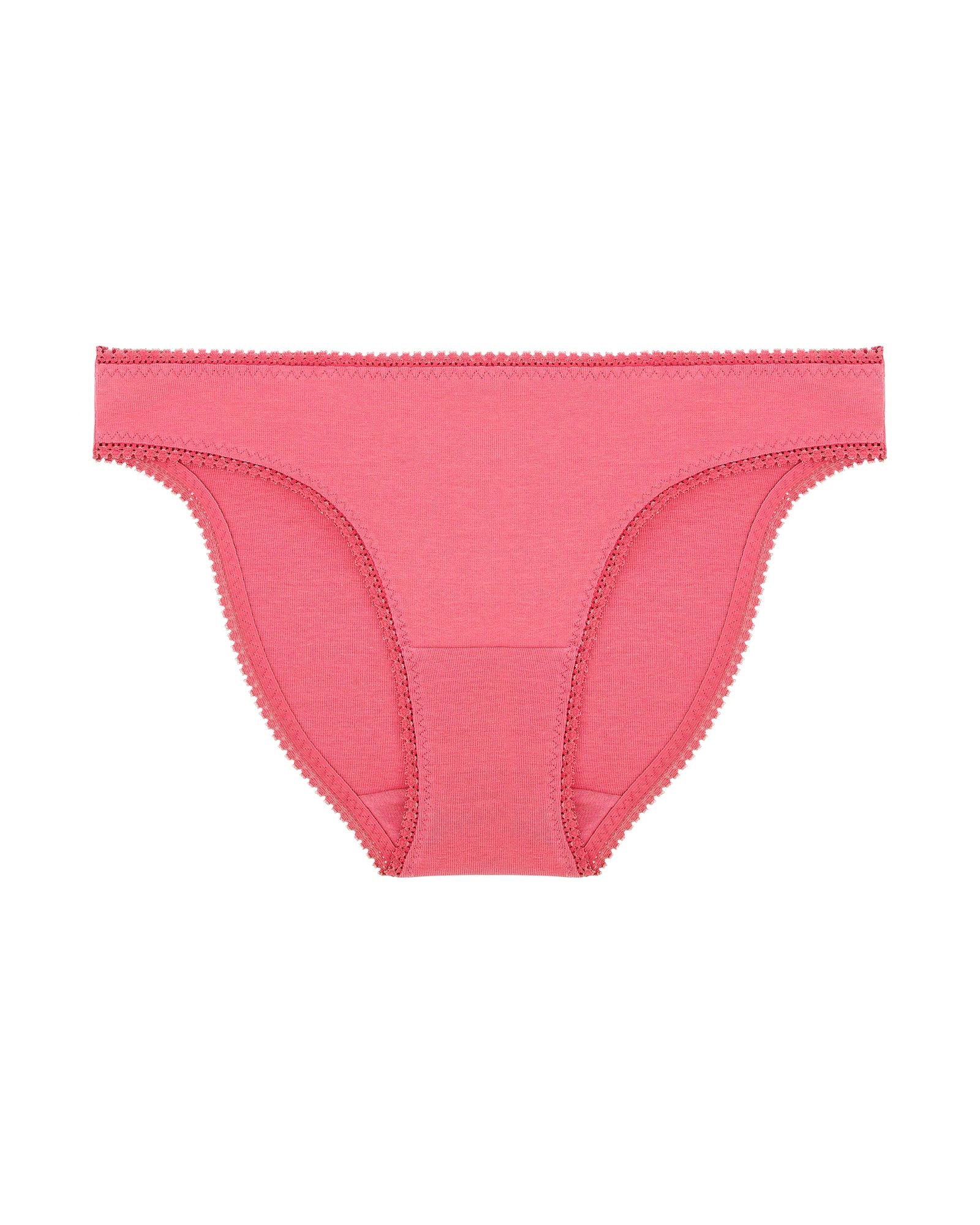 OnGossamer Cabana Cotton Hip Bikini in pink