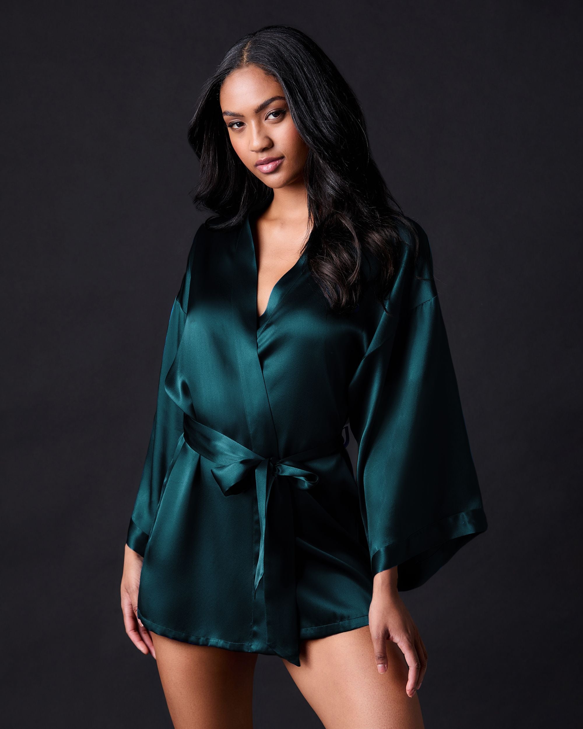 Journelle Celine Classic Robe in green