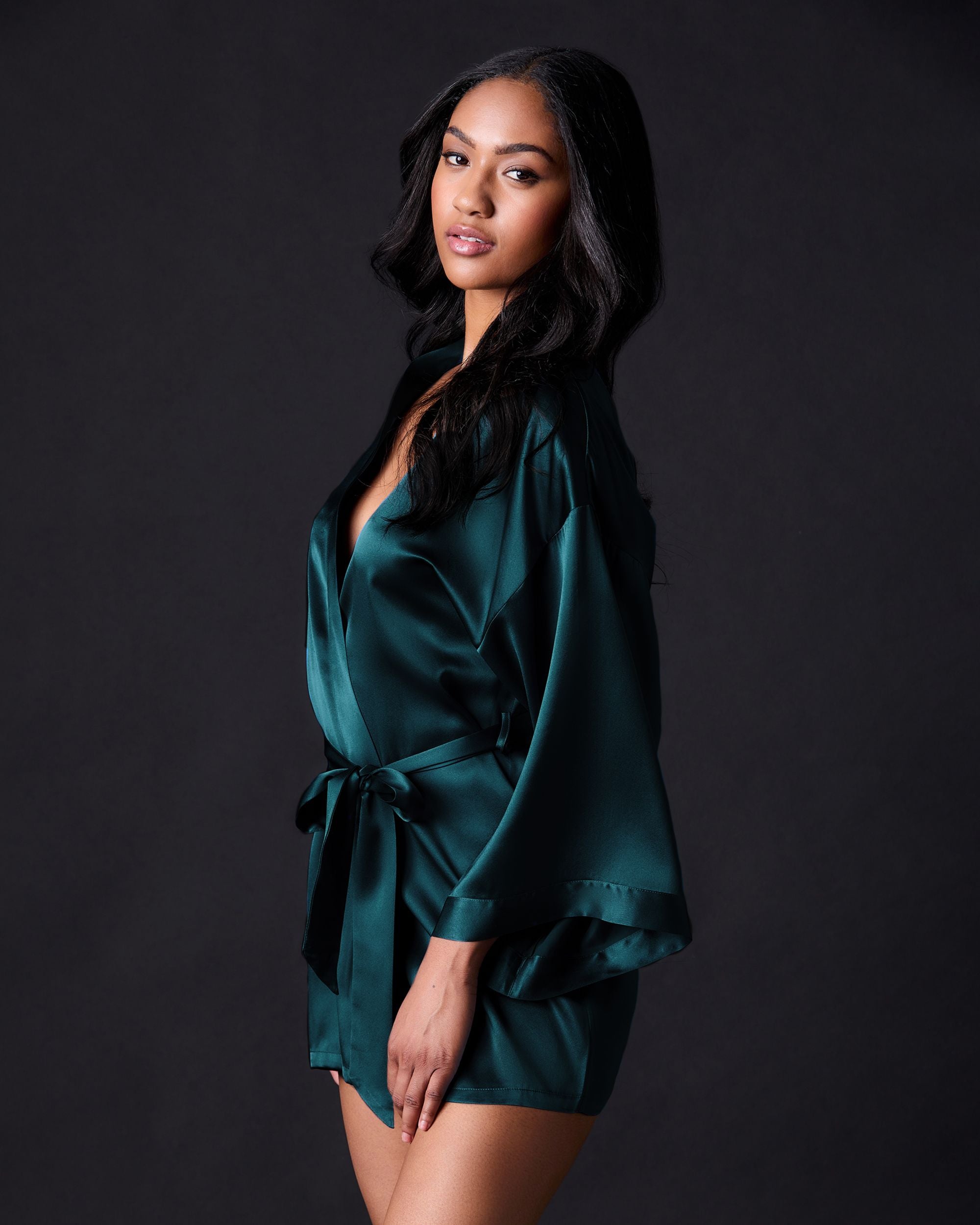 Journelle Celine Classic Robe in green