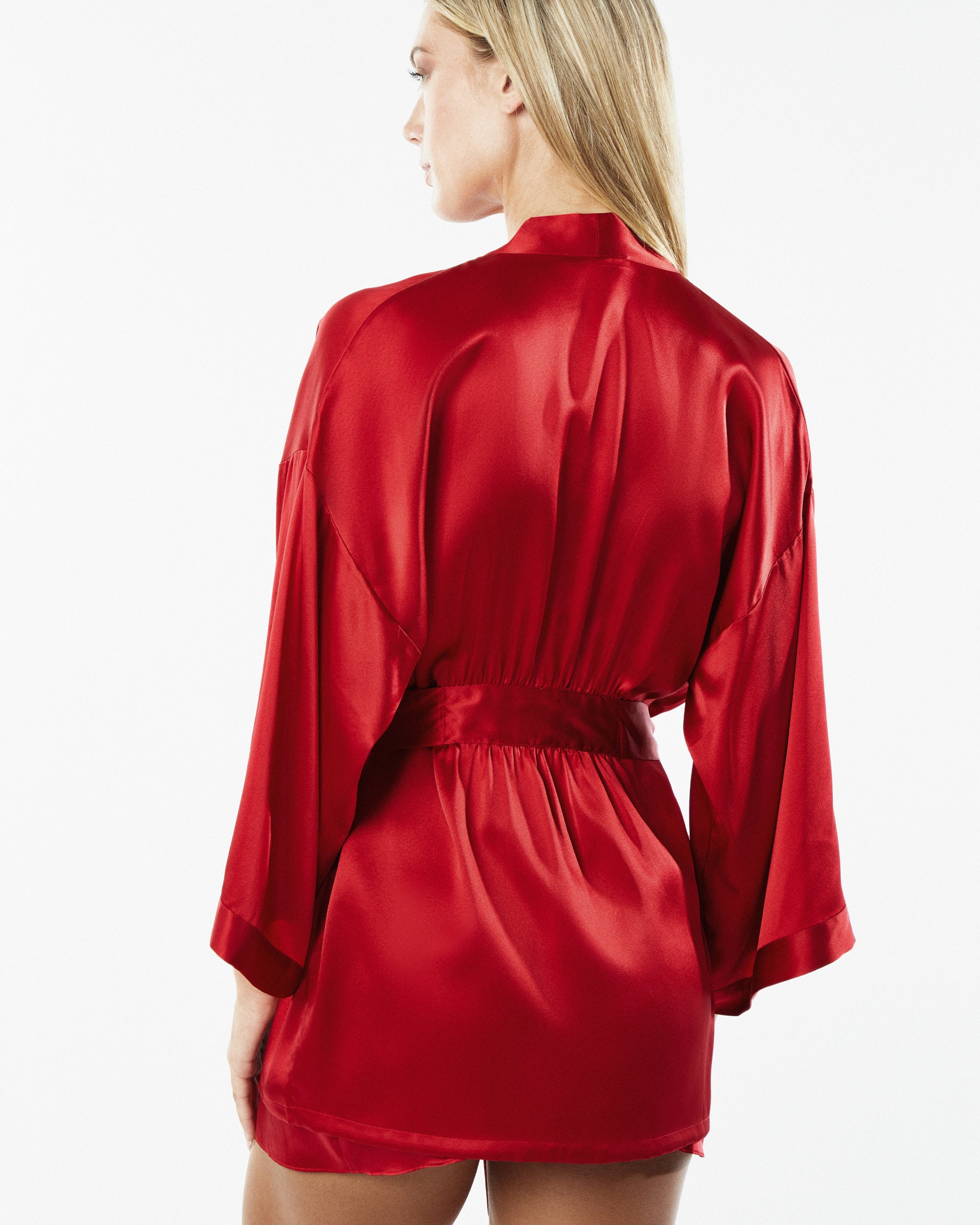 Journelle Celine Classic Robe in red