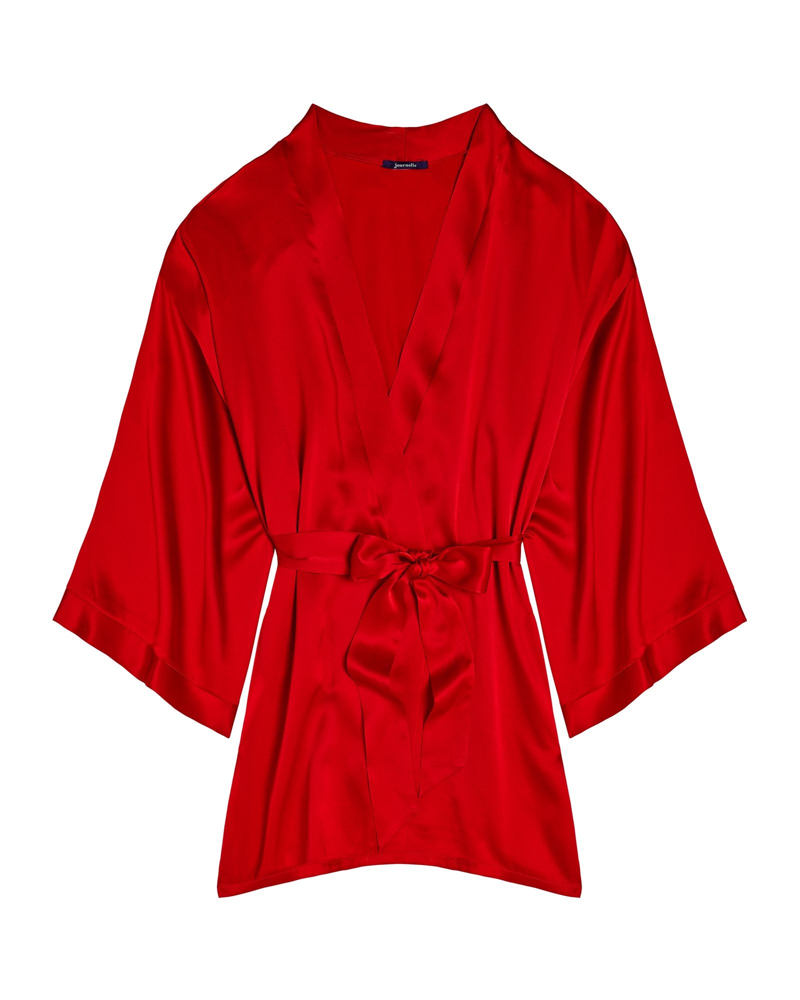 Journelle Celine Classic Robe in red