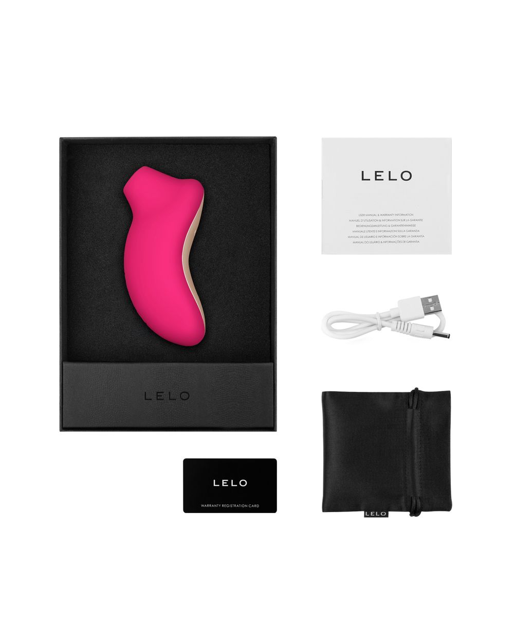 Lelo Sona Cruise Sonic Clitoral Massager in pink