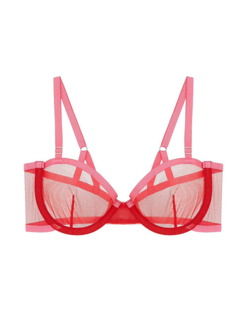 Taryn Winters Jules Demi Bra in red