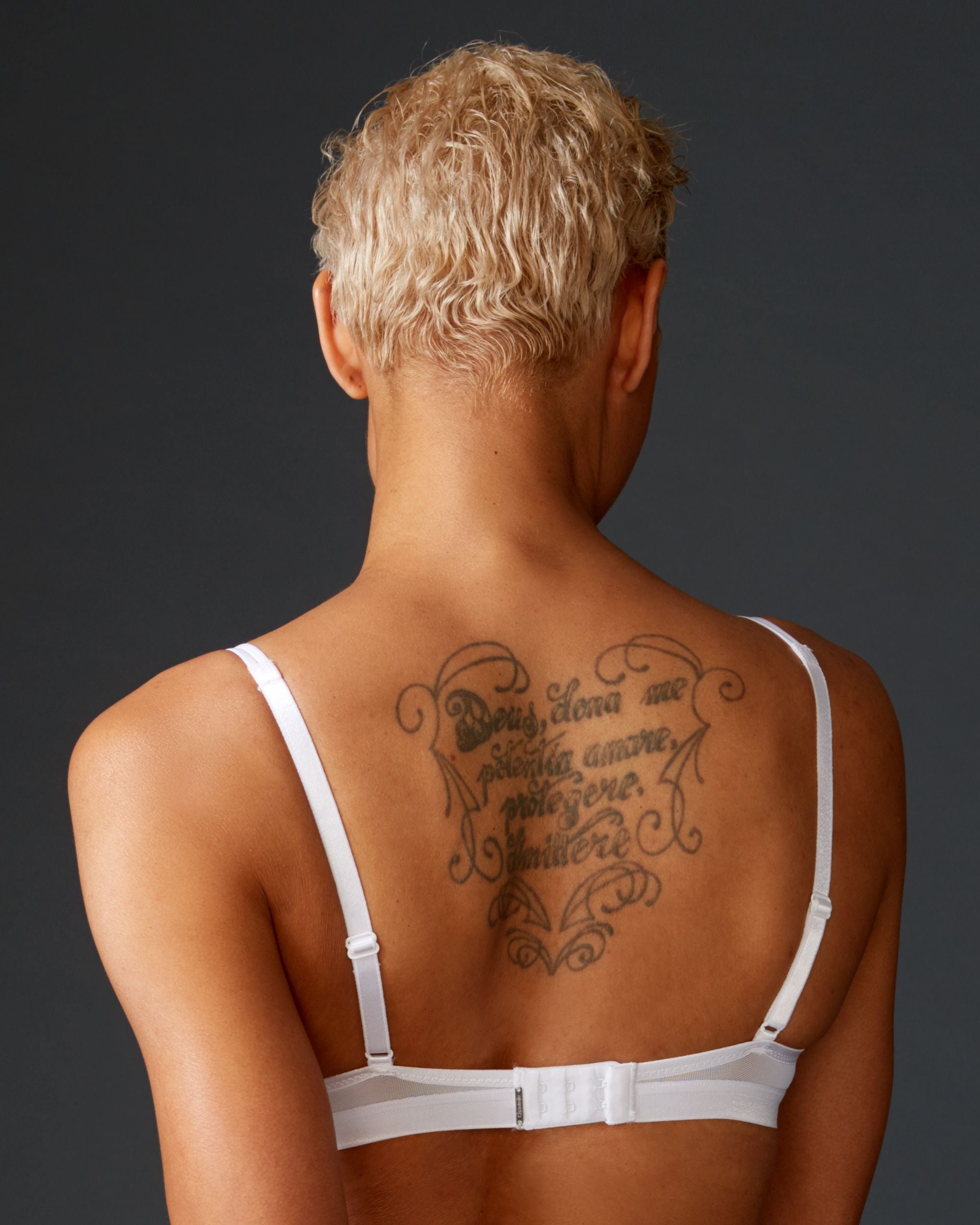 Chantelle Shadows Demi Bra in white